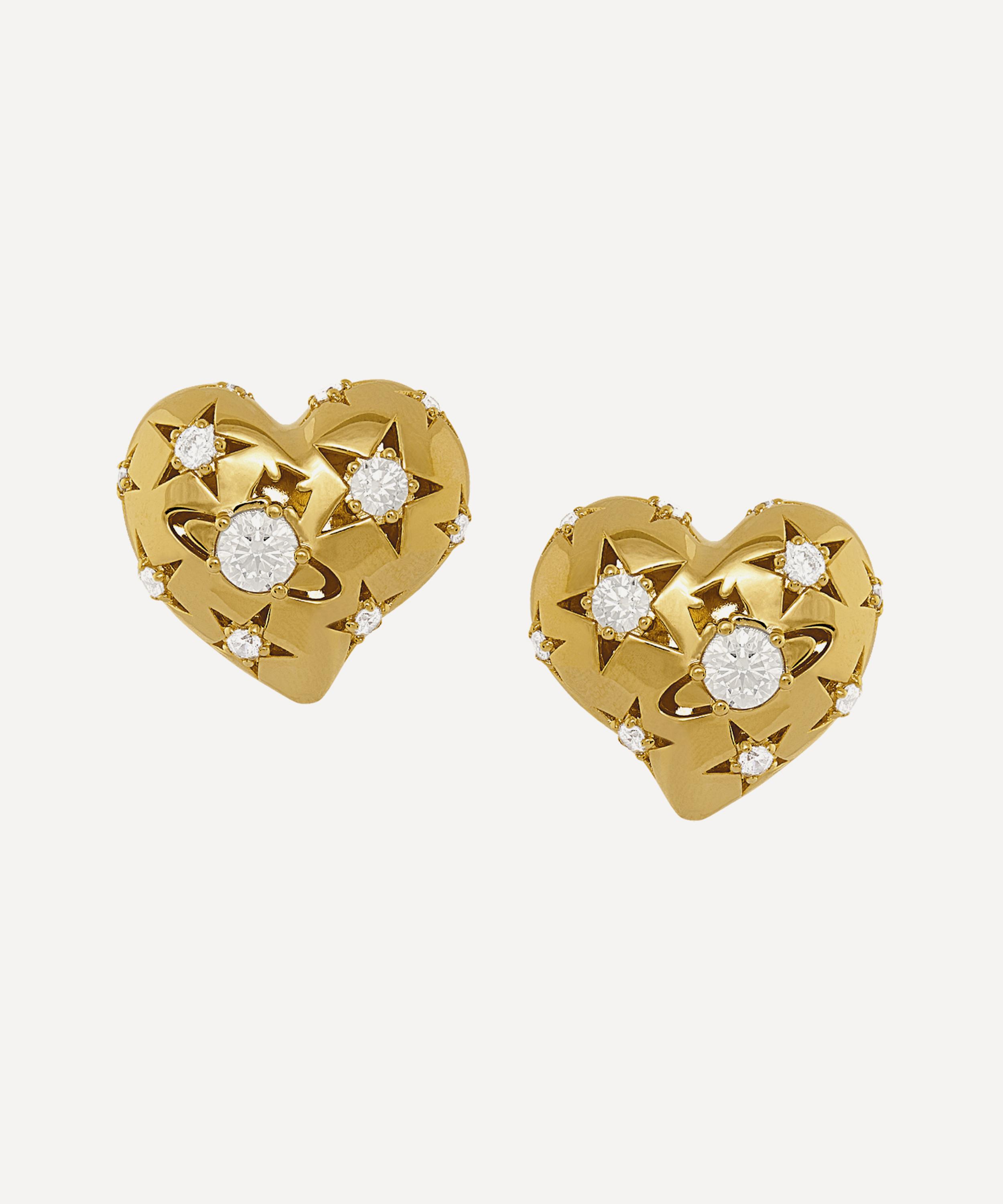 Vivienne Westwood - Gold-Tone Lee Clip-On Earrings image number 0