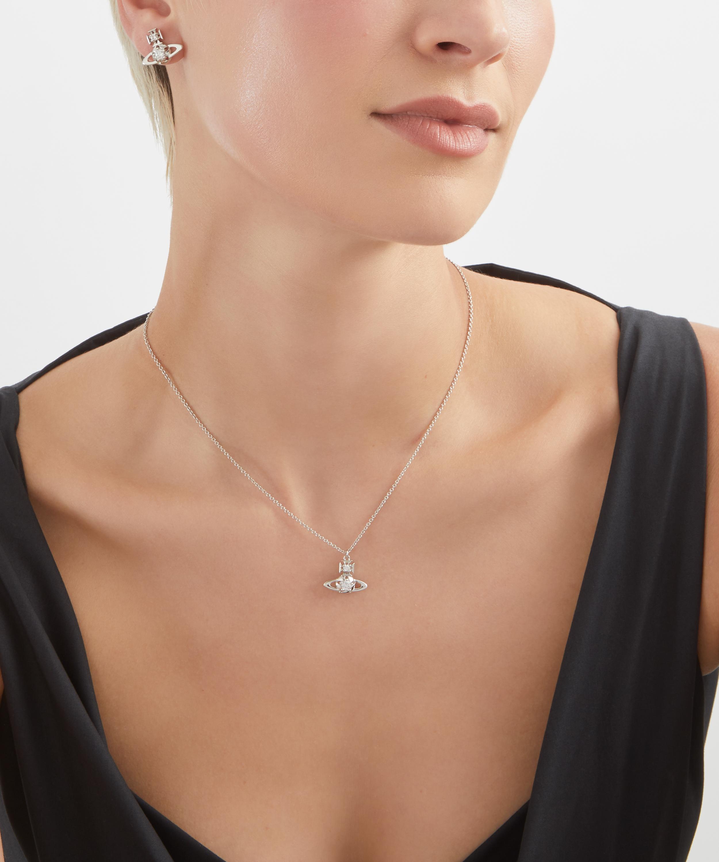 Vivienne Westwood - Platinum-Tone Lee Pendant Necklace image number 1