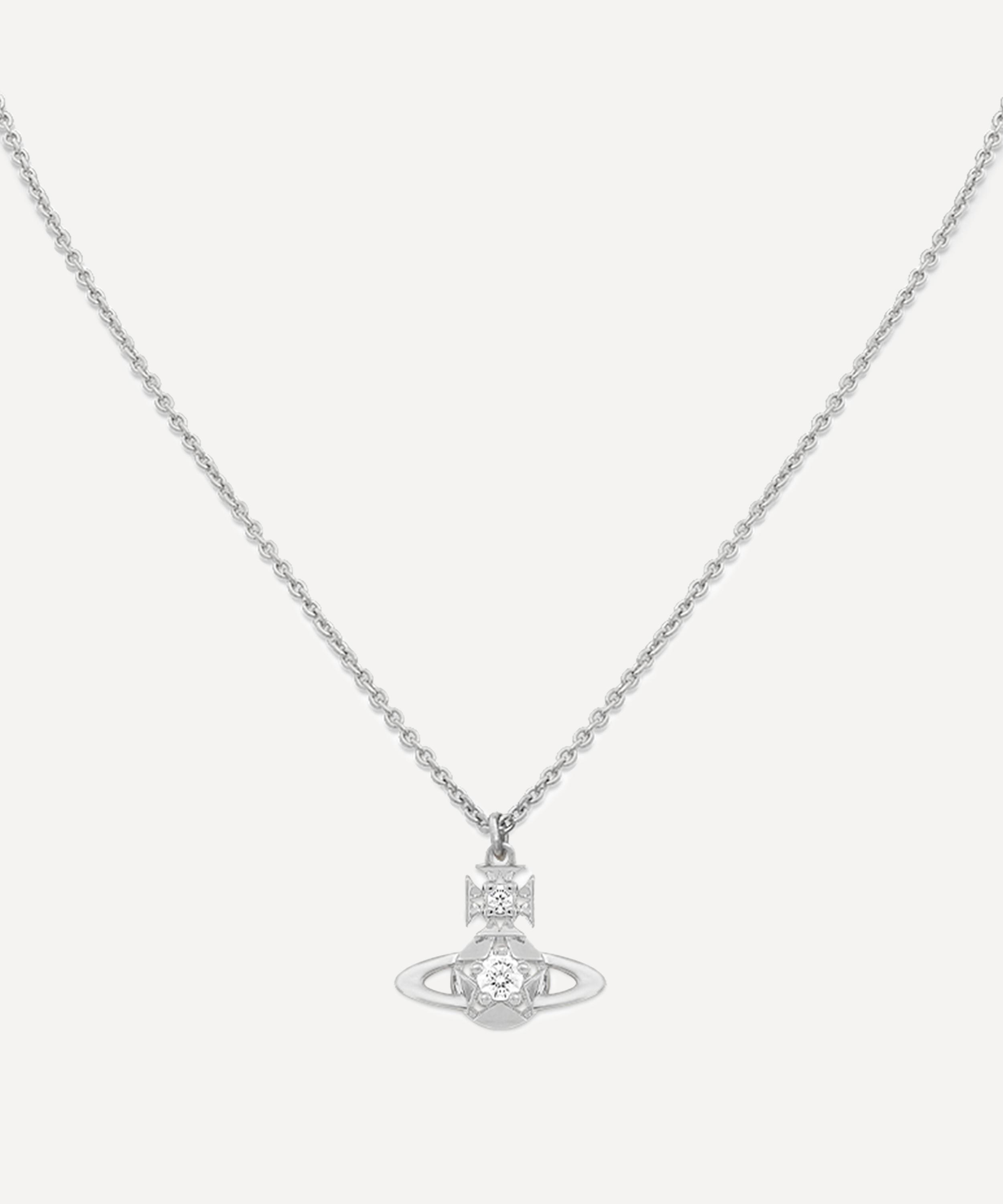 Vivienne Westwood - Platinum-Tone Lee Pendant Necklace image number 2