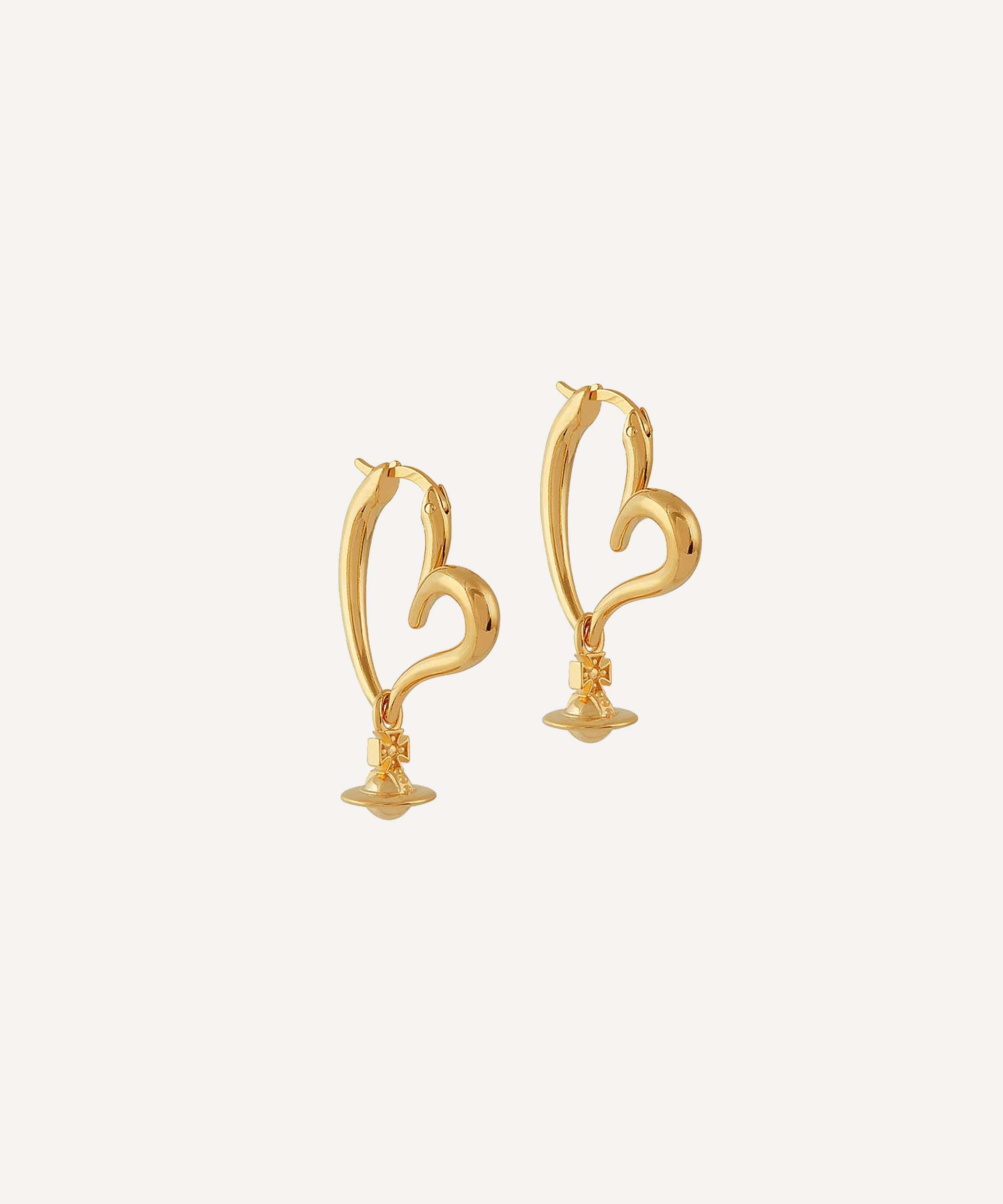 Vivienne Westwood - Gold-Tone Emily Hoop Earrings image number 0