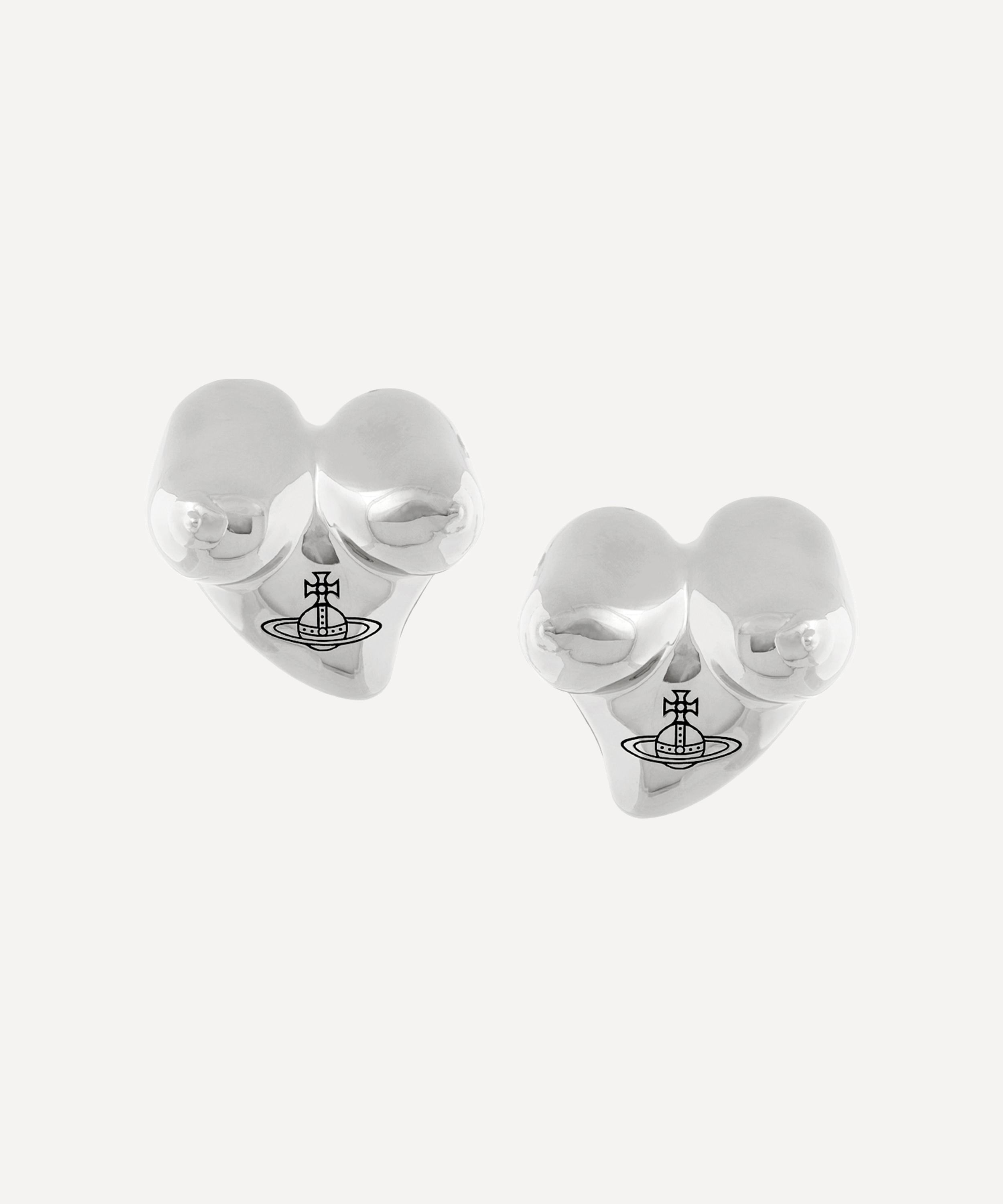 Vivienne Westwood - Platinum-Tone Mimosa Stud Earrings