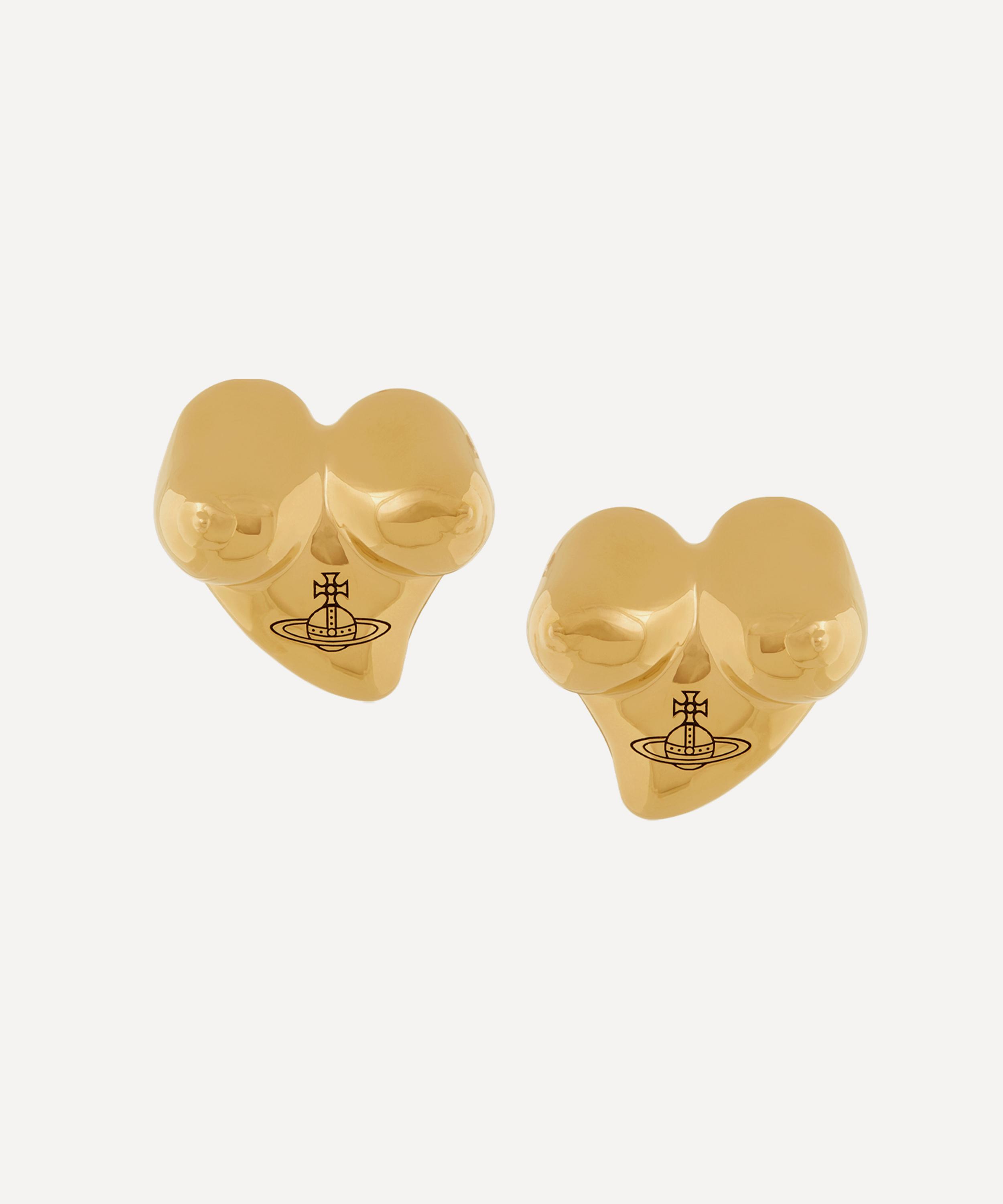 Vivienne Westwood - Gold-Tone Mimosa Stud Earrings