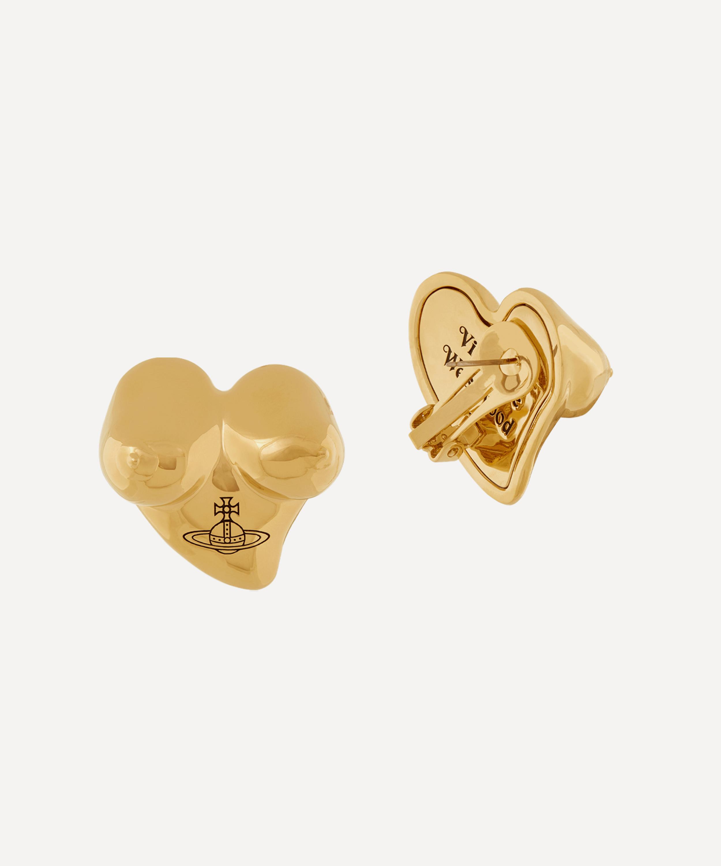 Vivienne Westwood - Gold-Tone Mimosa Stud Earrings image number 1