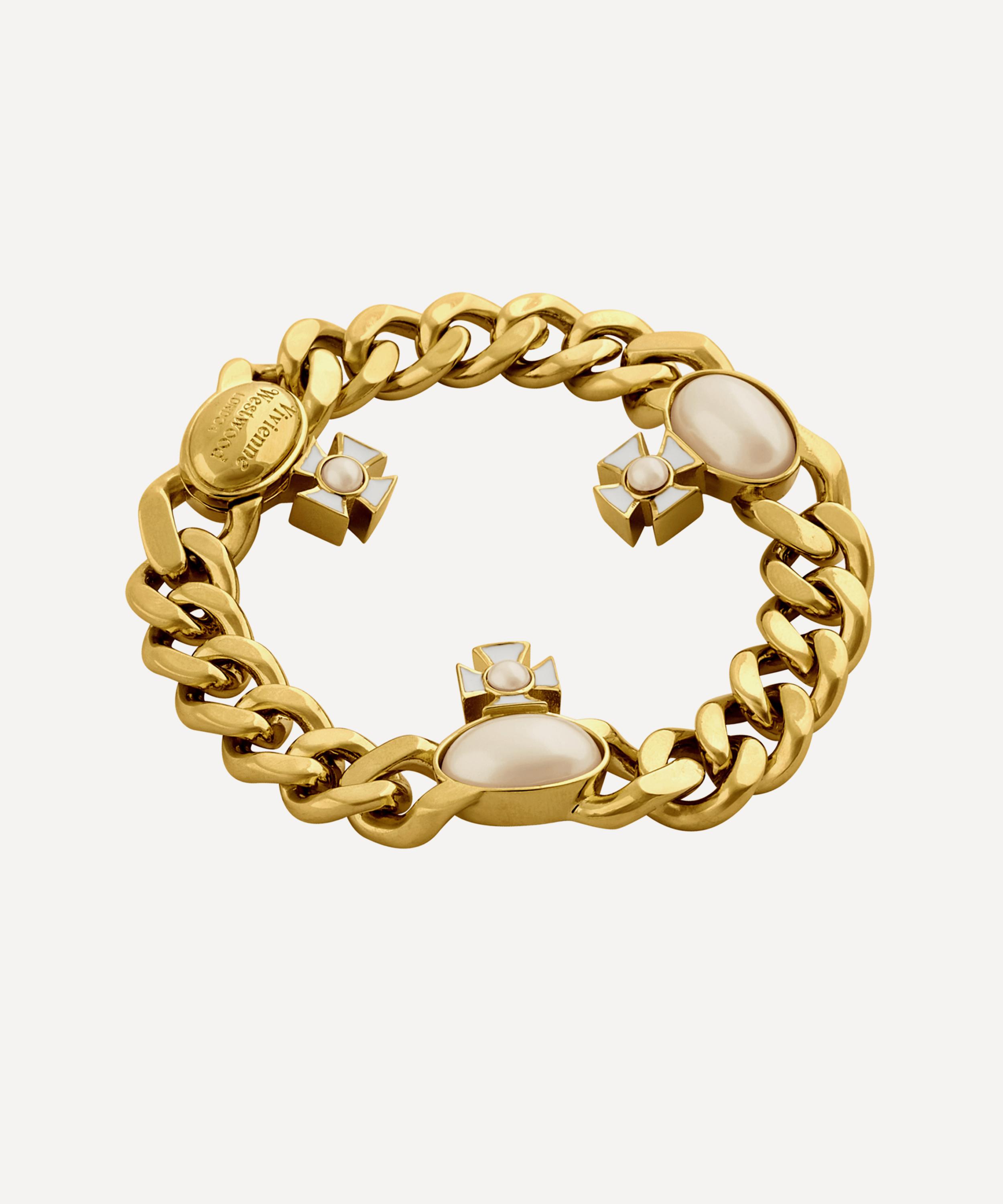 Vivienne Westwood - Gold-Tone Gaby Chain Bracelet image number 1