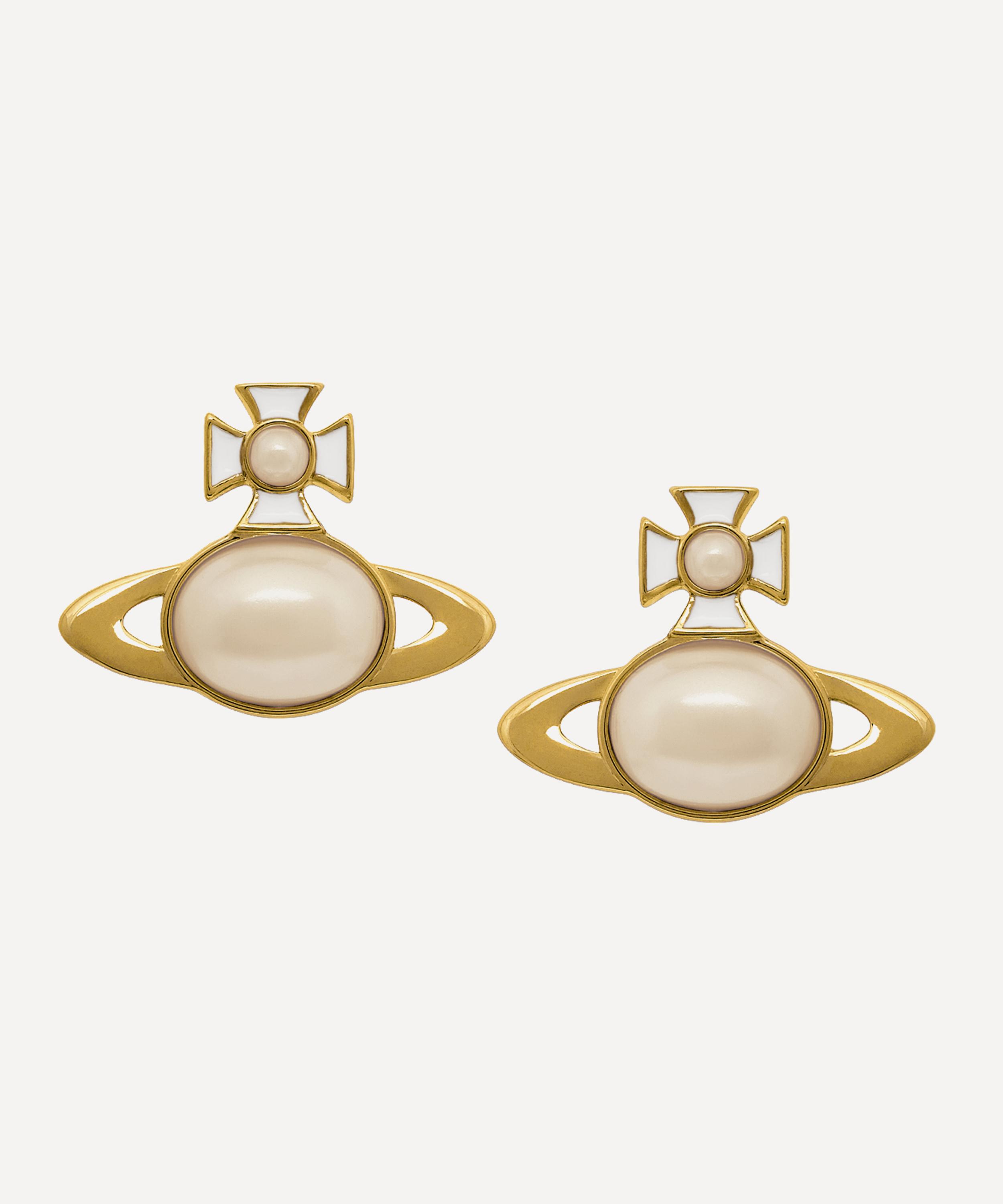 Vivienne Westwood - Gold-Tone Gaby Stud Earrings