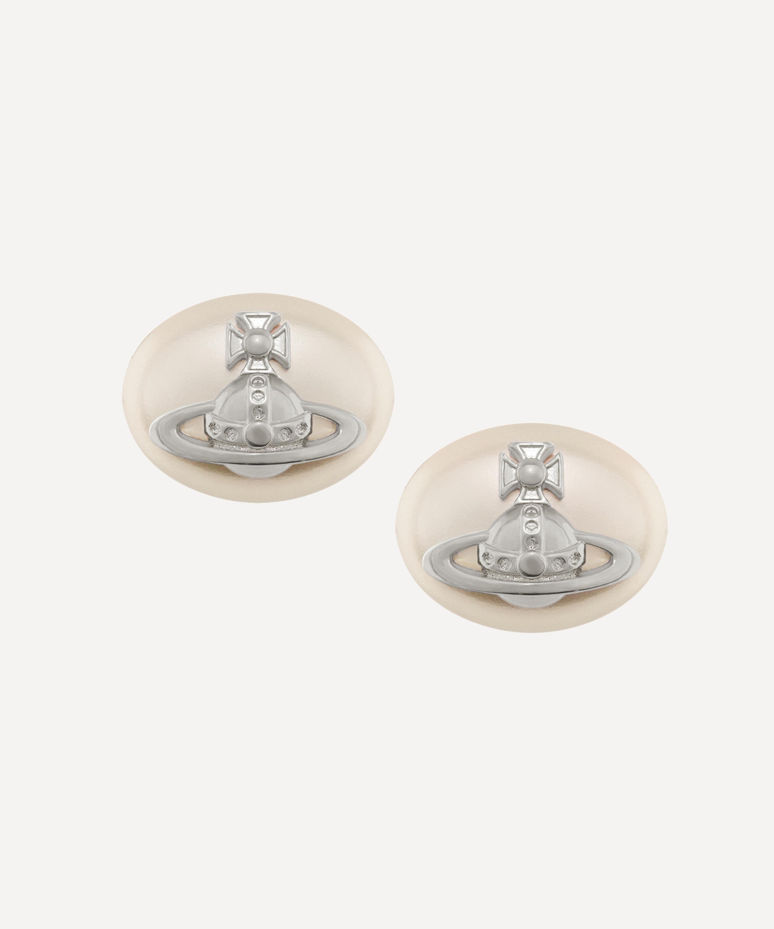 Vivienne Westwood - Platinum-Tone Lavinia Stud Earrings
