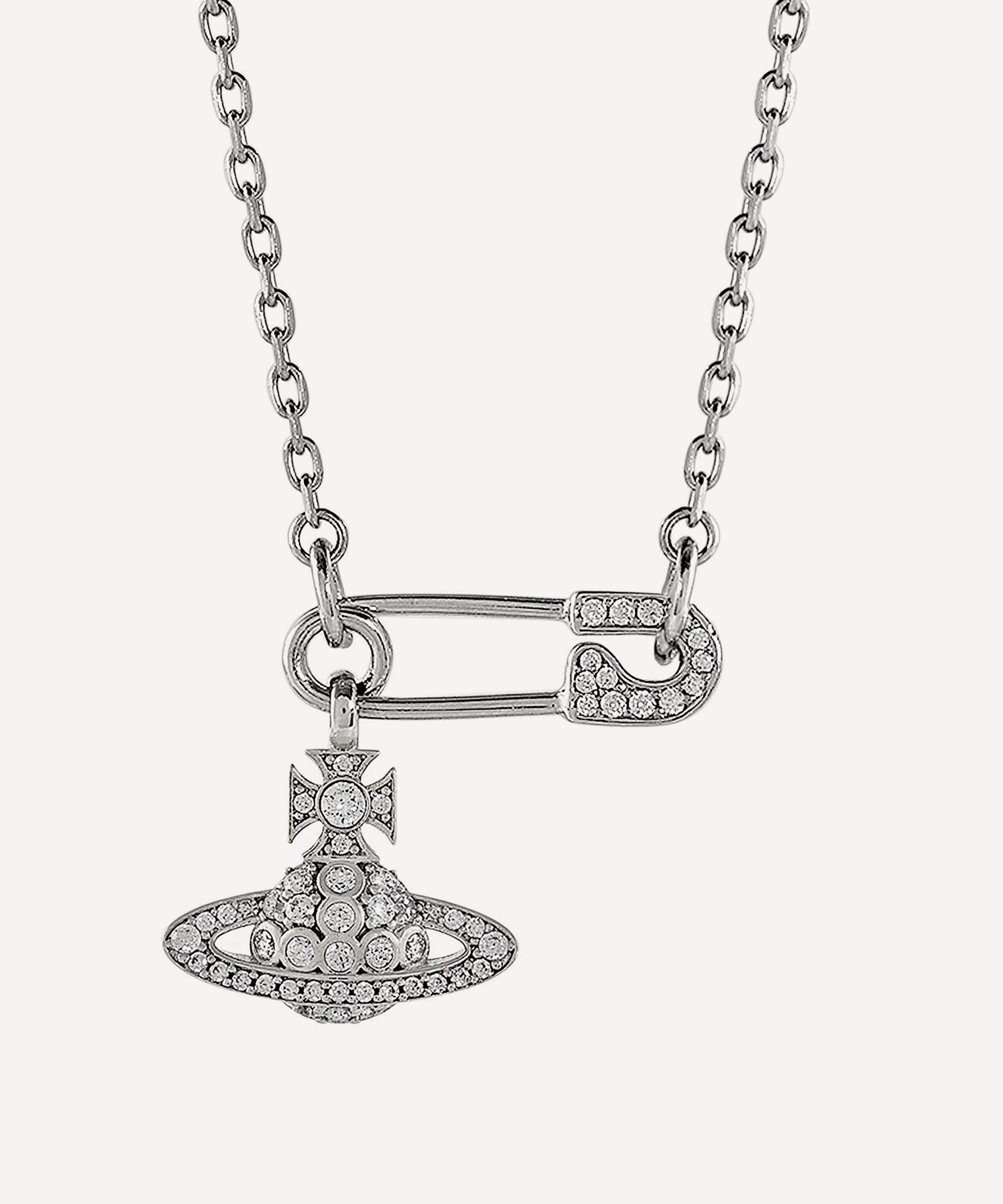 Vivienne Westwood - Platinum-Tone Lucrece Pendant Necklace
