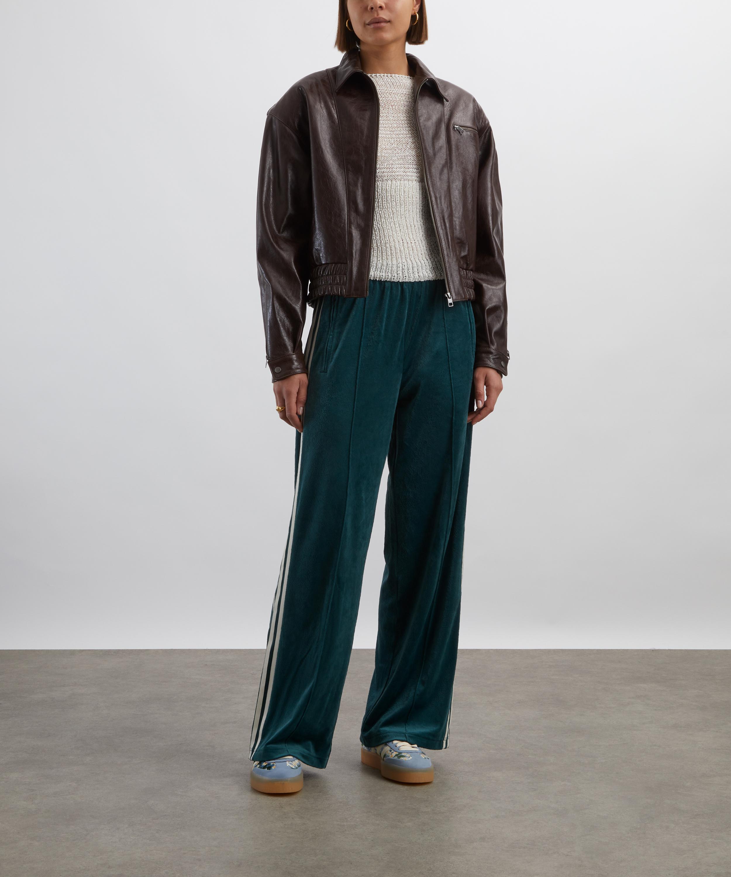 Adidas - x Liberty London Debossed Velvet Firebird Track Trousers image number 2