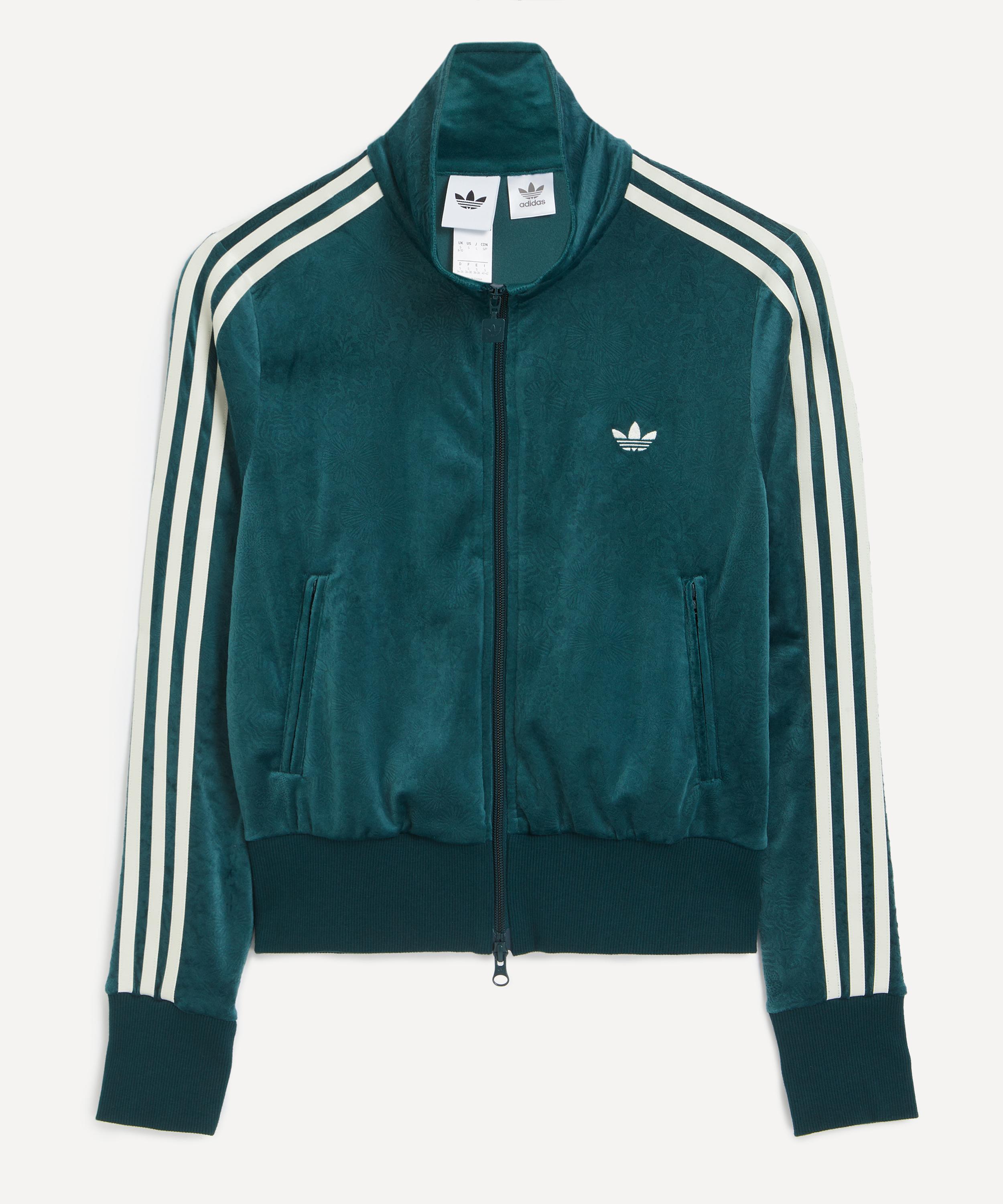 Adidas - x Liberty London Debossed Velvet Firebird Track Top