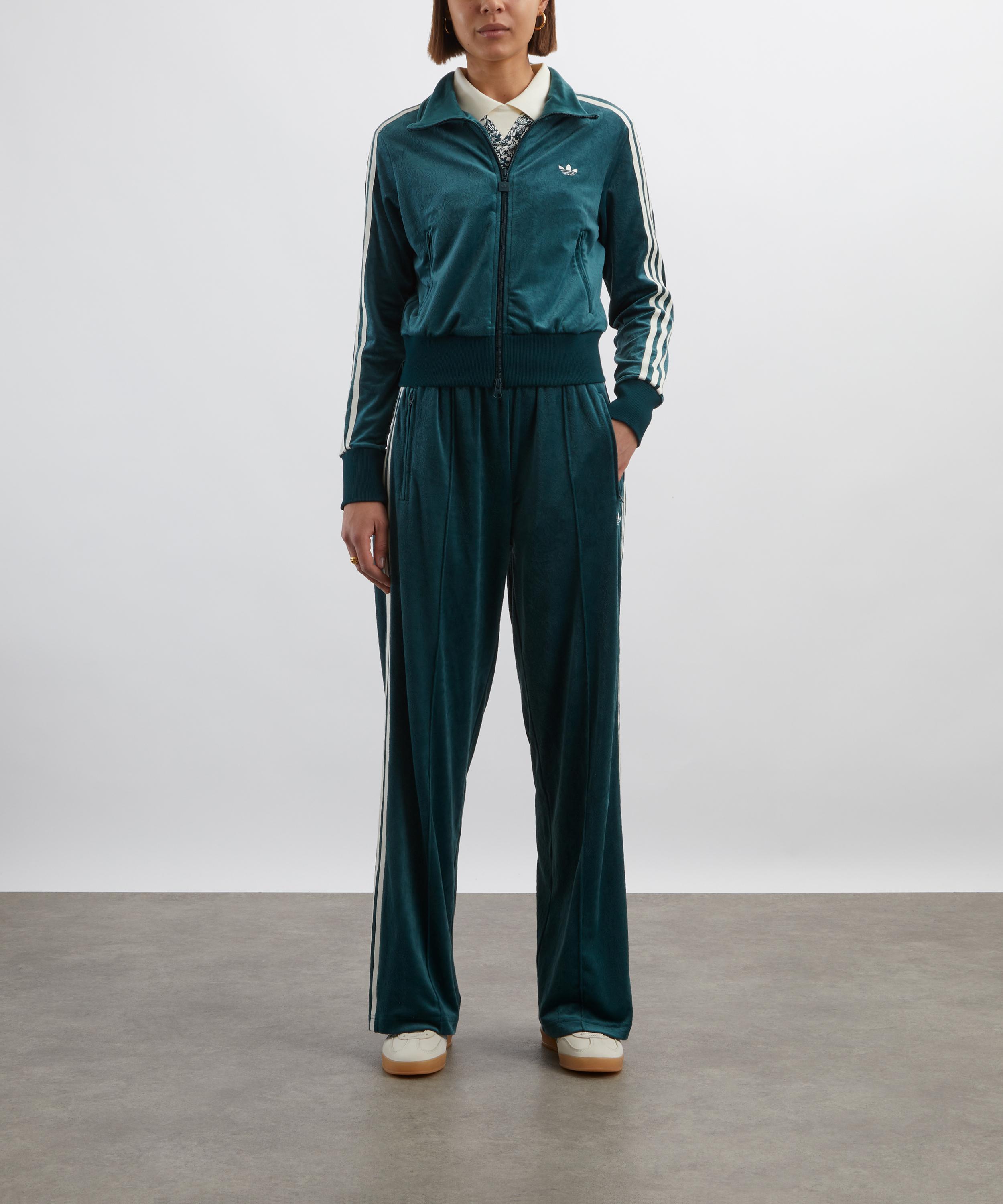 Adidas - x Liberty London Debossed Velvet Firebird Track Top image number 2