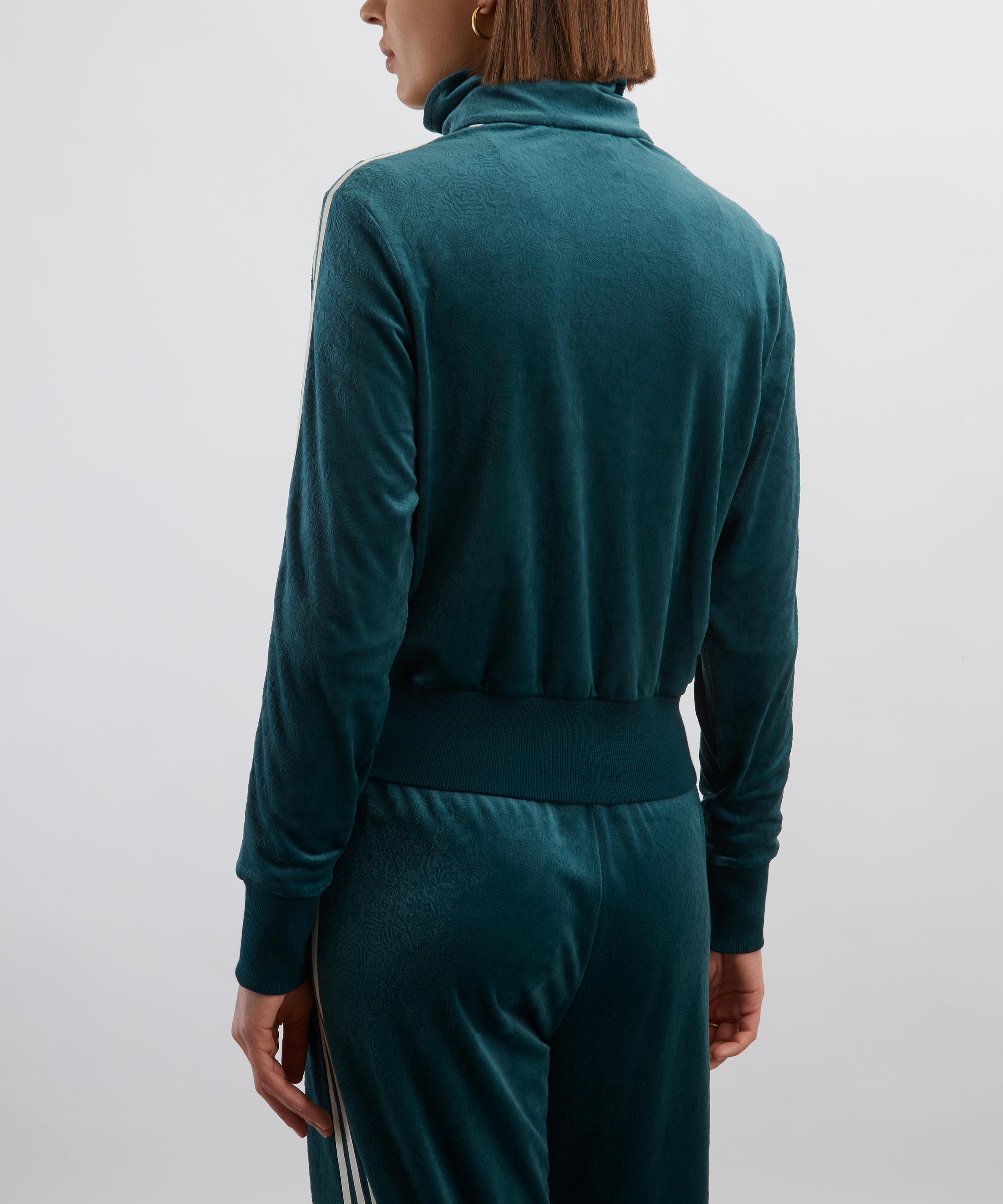 Adidas - x Liberty London Debossed Velvet Firebird Track Top image number 4