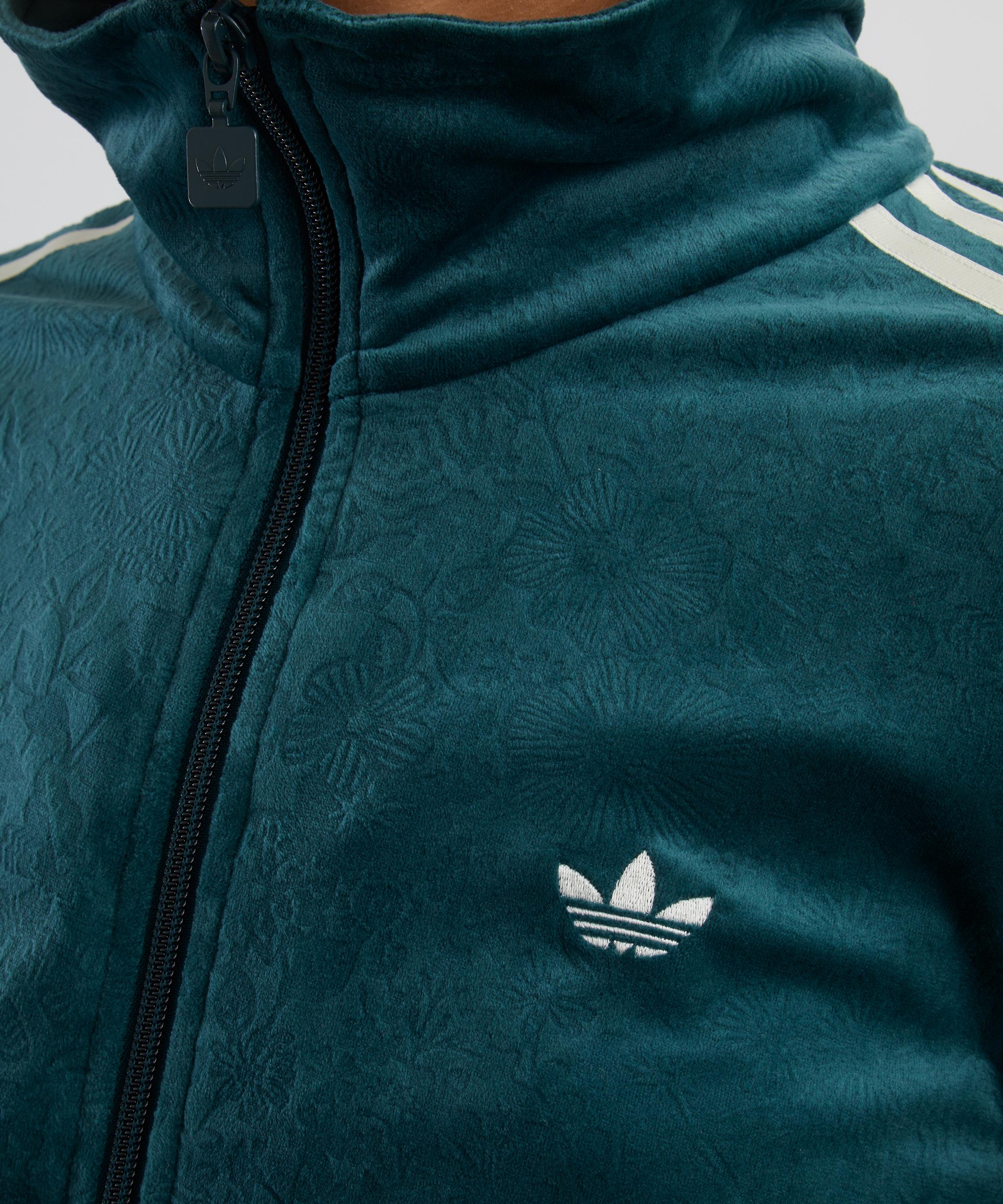 Adidas - x Liberty London Debossed Velvet Firebird Track Top image number 5