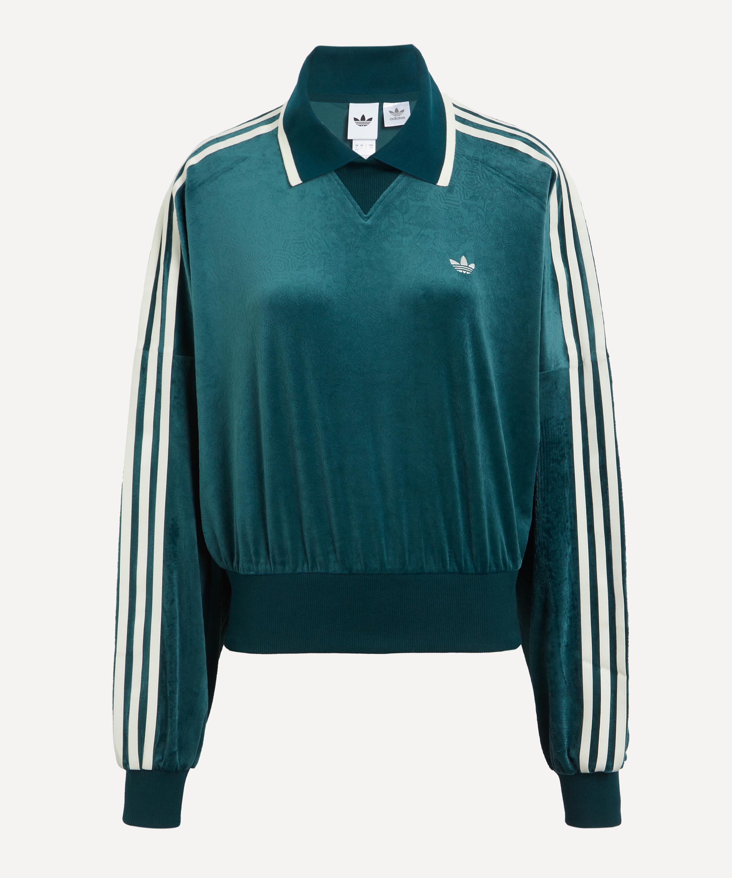 Adidas - x Liberty London Debossed Velvet Sweatshirt image number 0