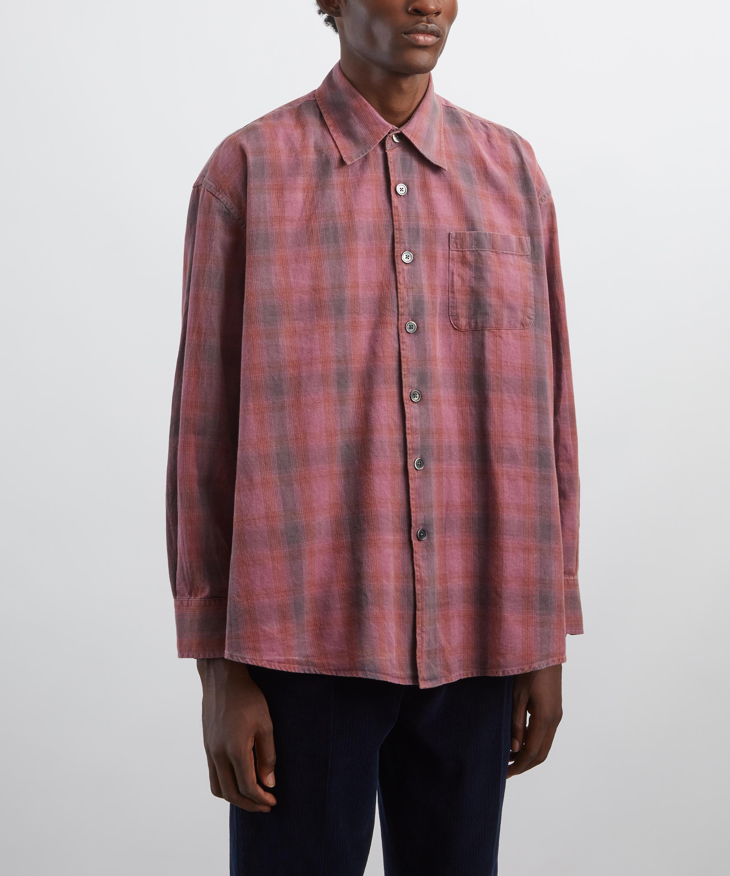 Our Legacy - Borrowed Idaho Flannel Check Shirt image number 2