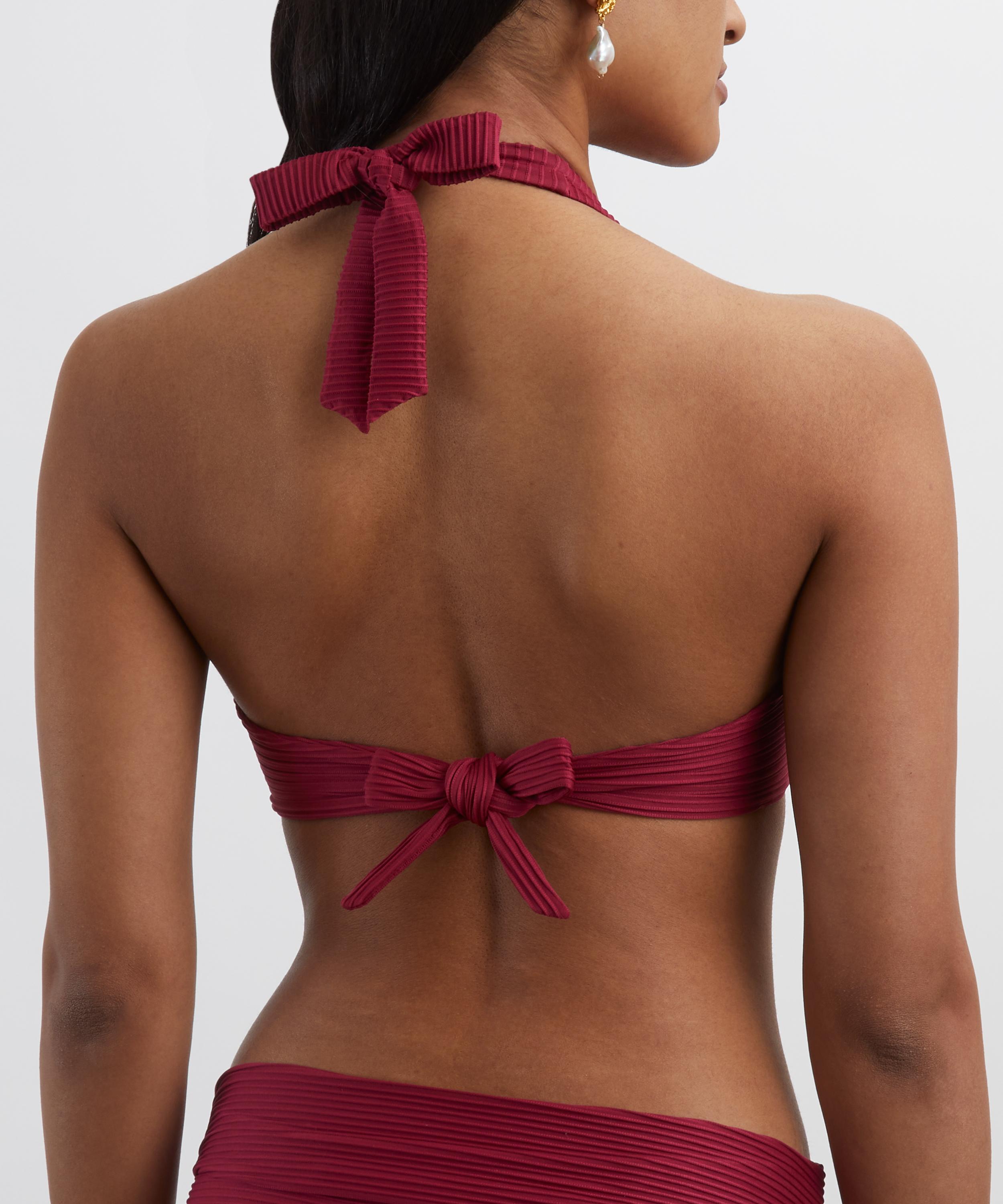Heidi Klein - Cassis U-Bar Halterneck Top image number 3
