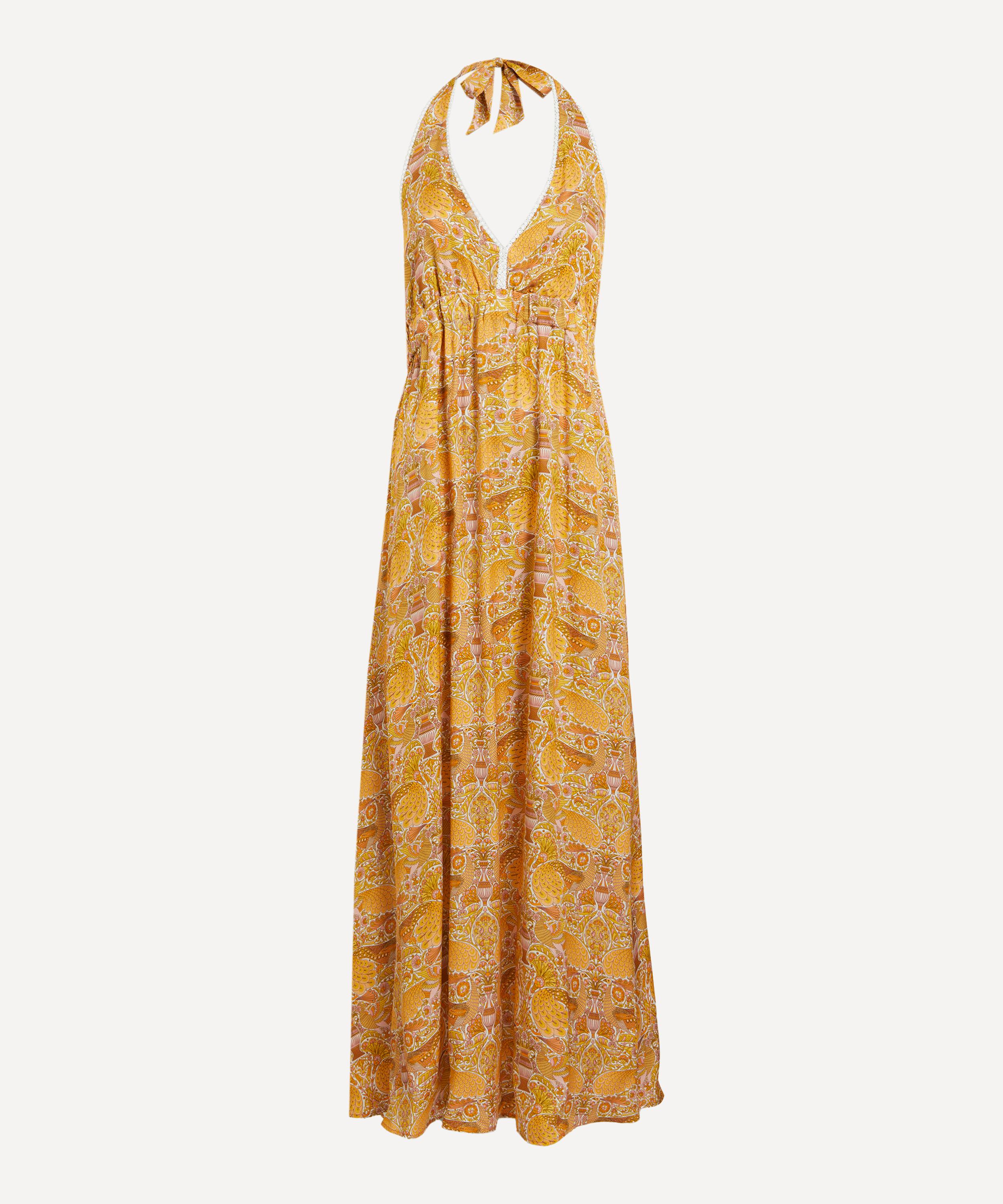 Heidi Klein - Halterneck Maxi Dress in Liberty Fabrics’ Oscar’s Palace