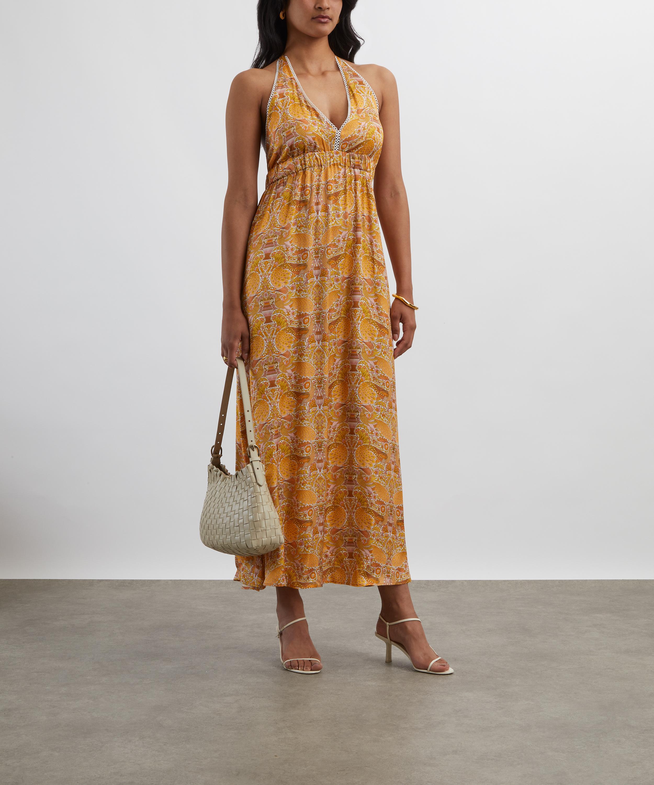 Heidi Klein - Halterneck Maxi Dress in Liberty Fabrics’ Oscar’s Palace image number 1