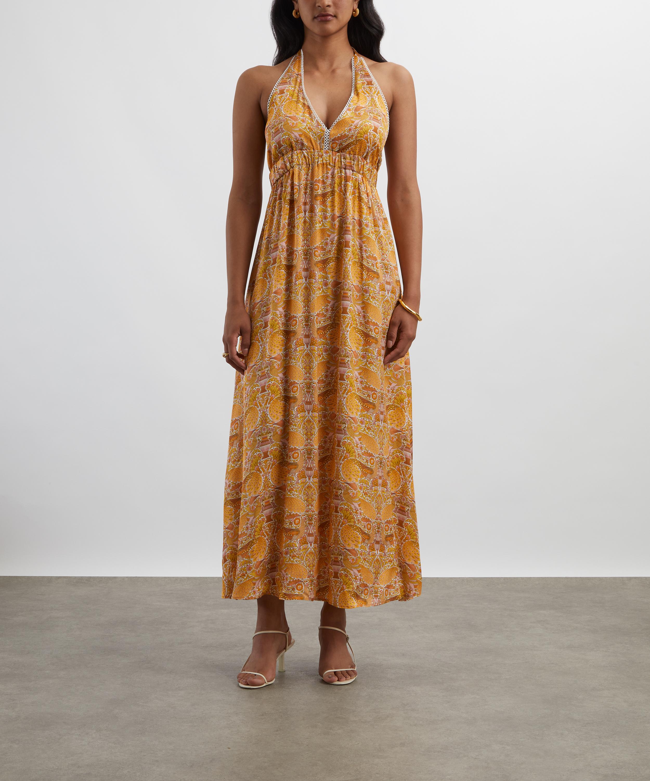 Heidi Klein - Halterneck Maxi Dress in Liberty Fabrics’ Oscar’s Palace image number 2