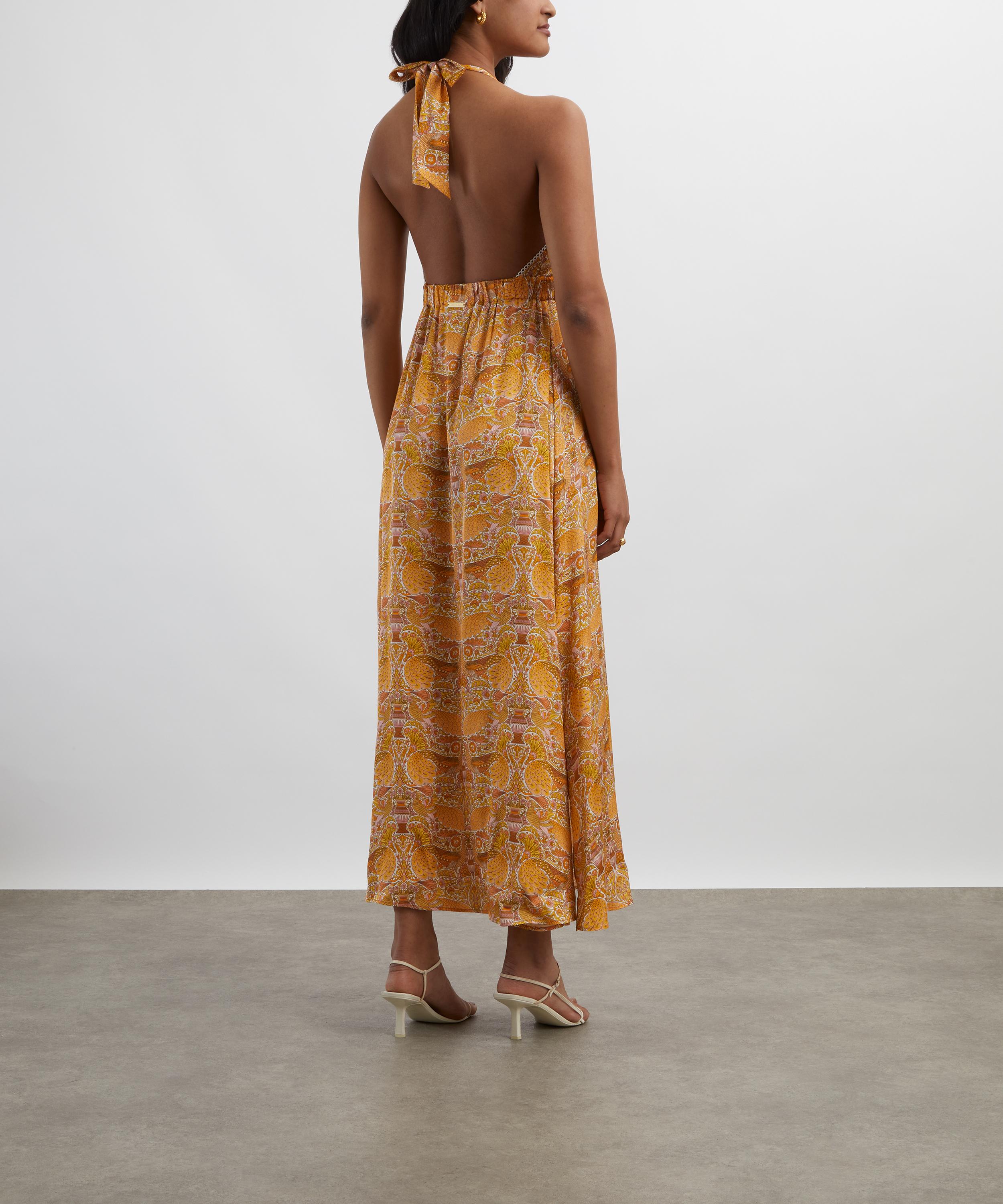 Heidi Klein - Halterneck Maxi Dress in Liberty Fabrics’ Oscar’s Palace image number 3