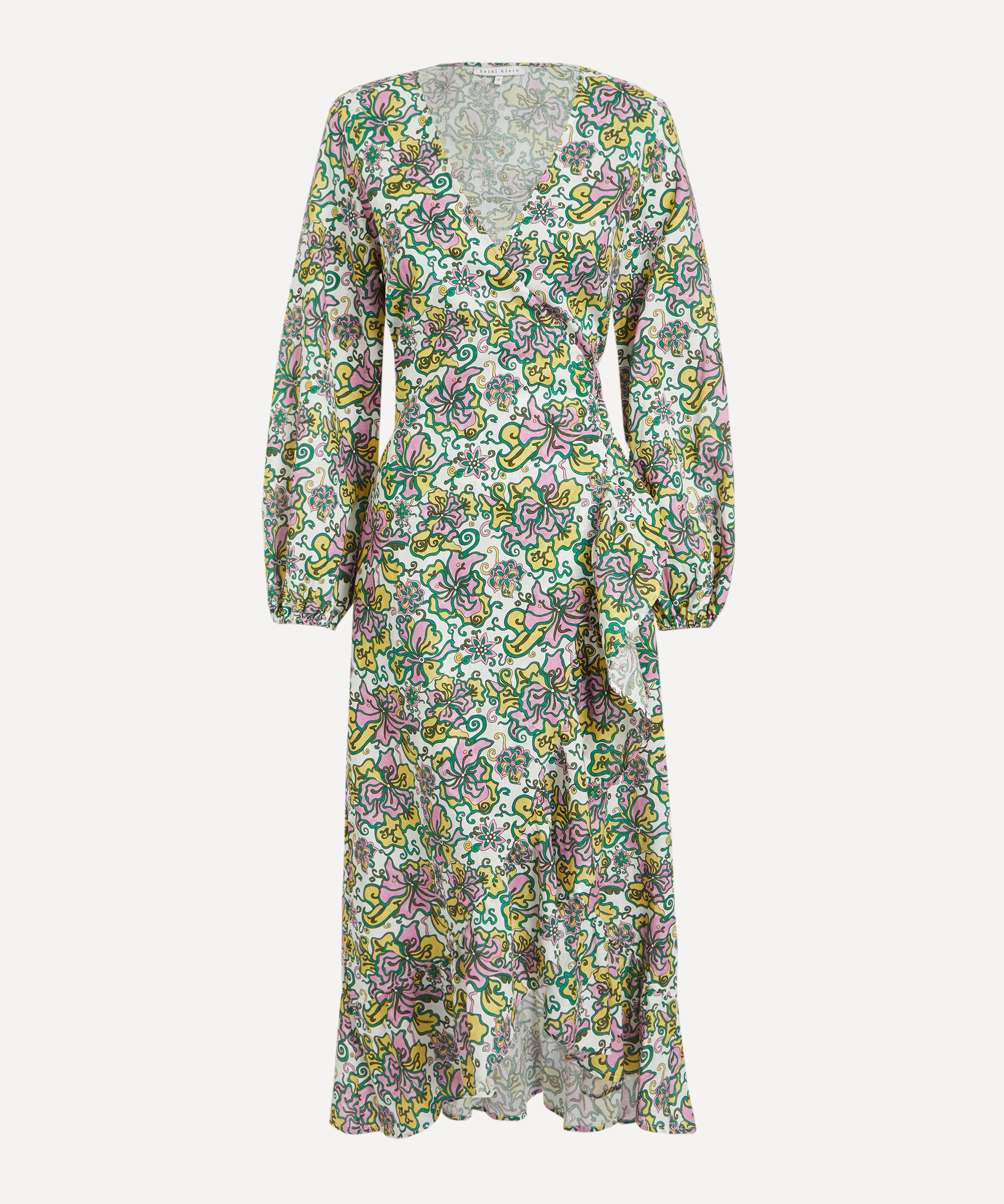 Heidi Klein - Midi Wrap Dress in Liberty Fabrics’ Kings Road