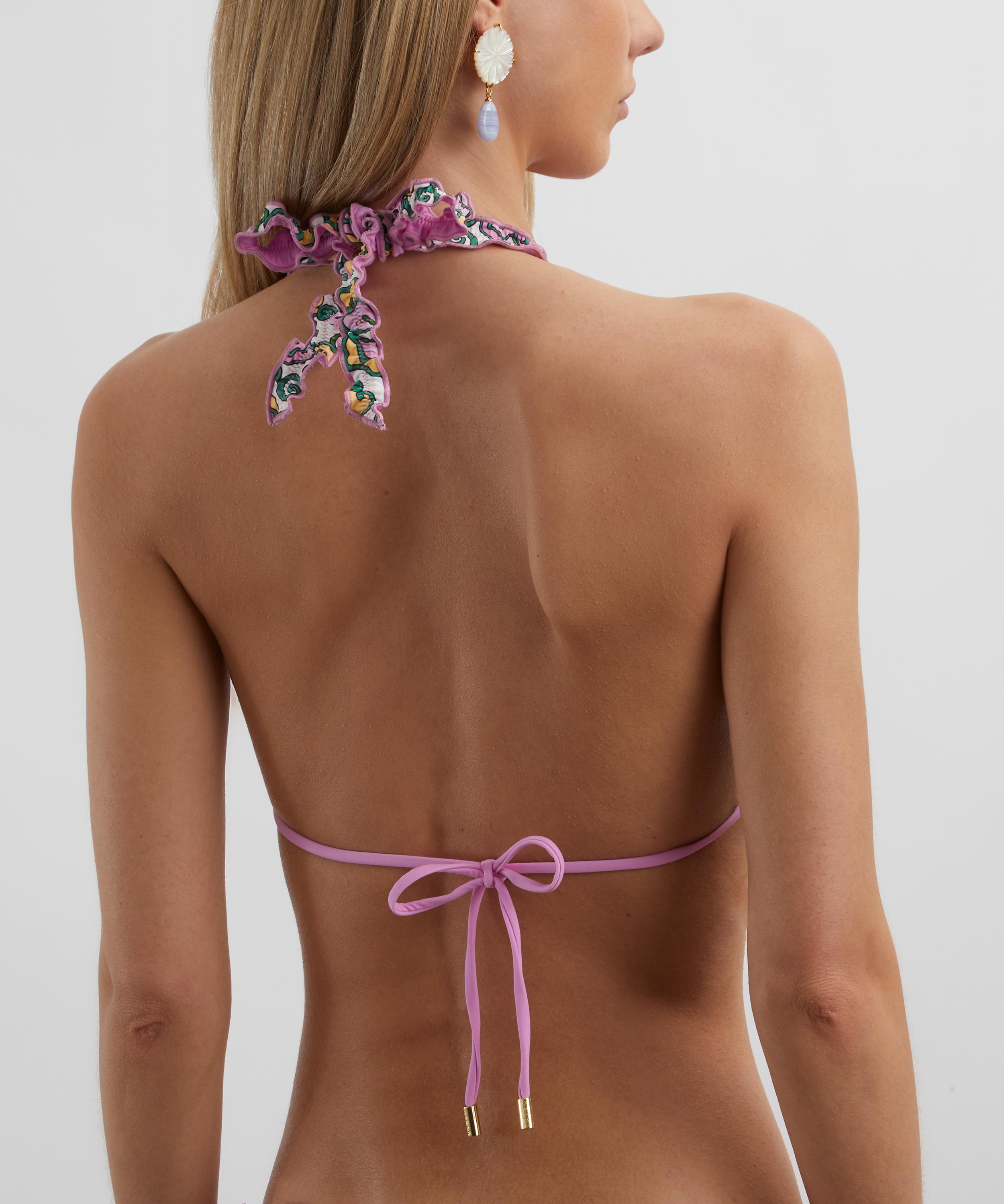Heidi Klein - Reversible Ruffle Triangle Top in Liberty Fabrics’ Kings Road image number 3
