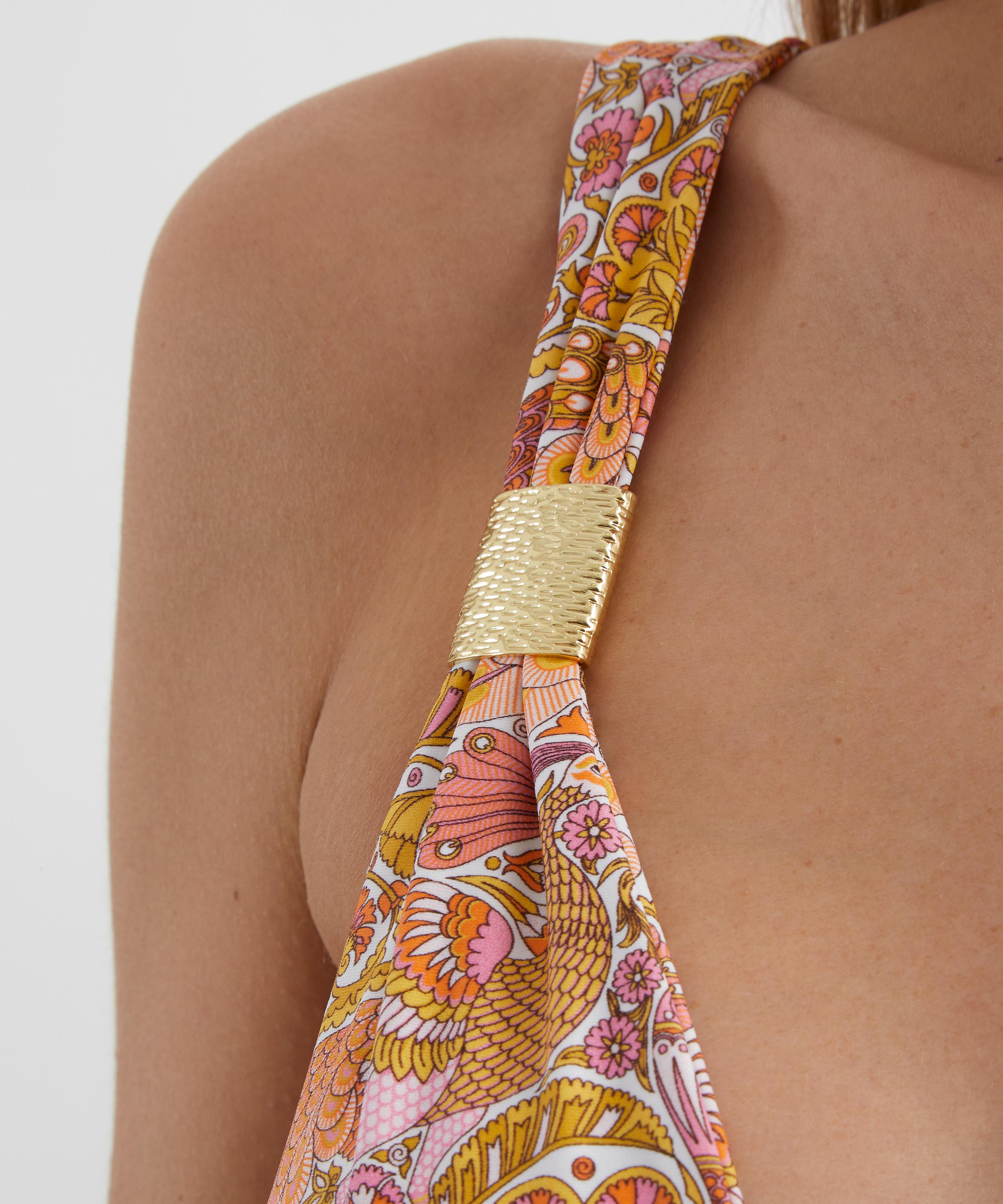 Heidi Klein - Slider Plunge Top in Liberty Fabrics’ Oscar’s Palace image number 4