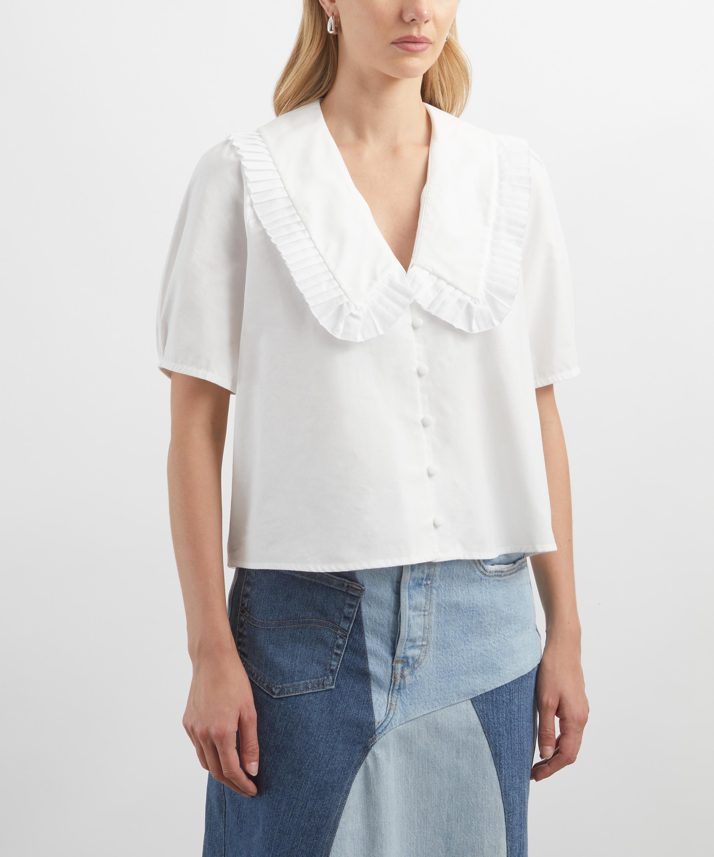 E.L.V. Denim - Lola Poplin Short-Sleeve Top image number 2