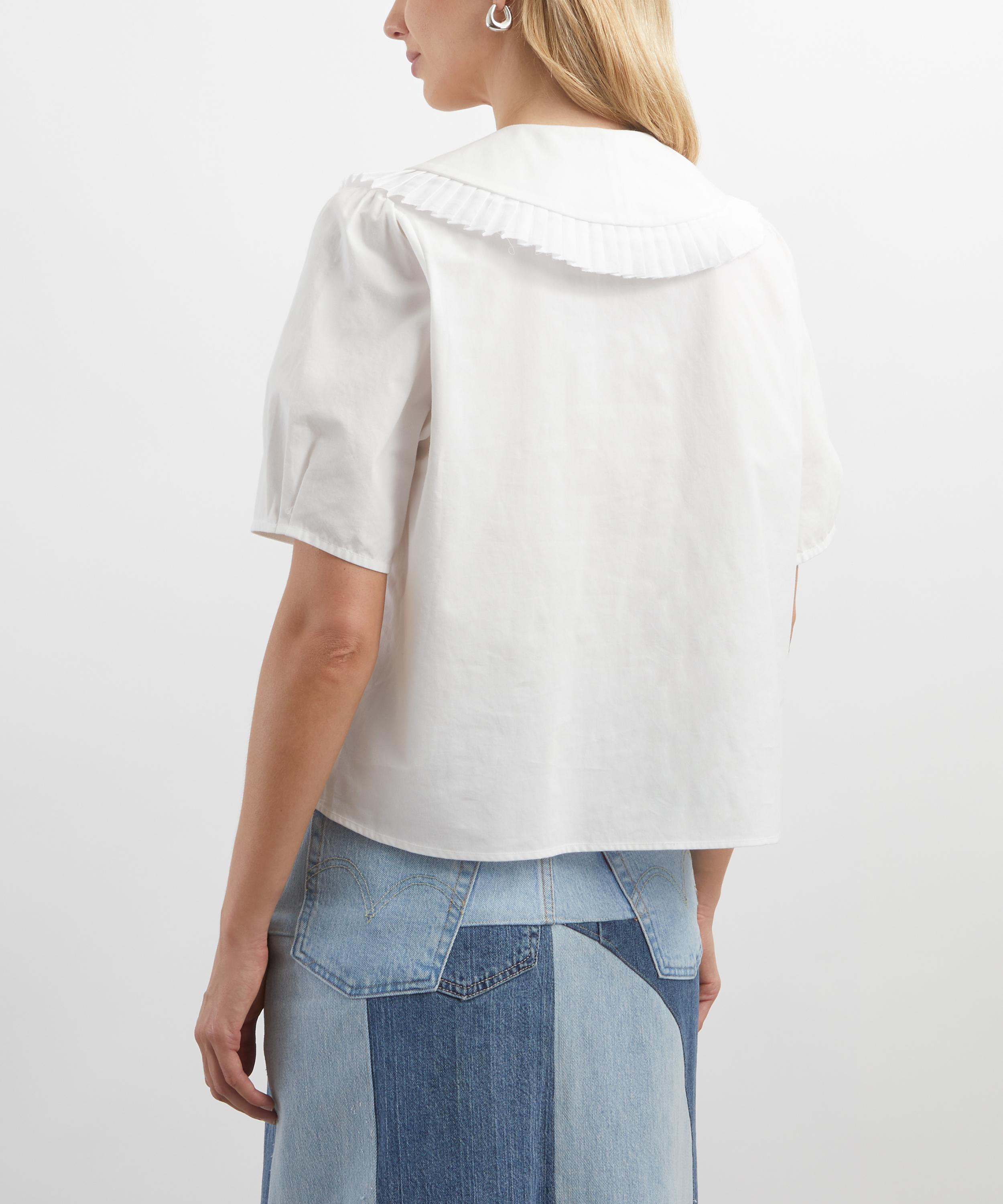 E.L.V. Denim - Lola Poplin Short-Sleeve Top image number 3