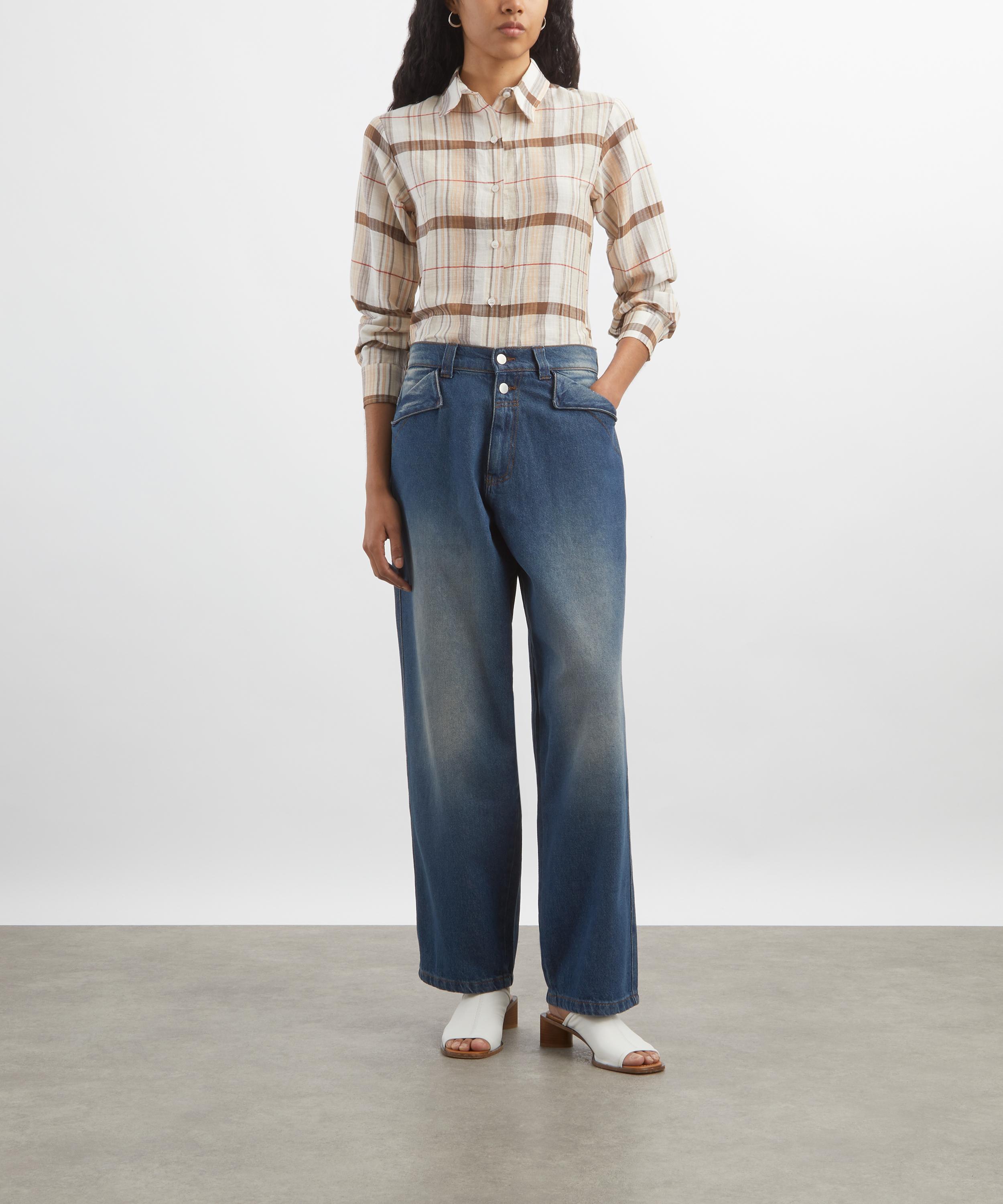 Gimaguas - Agusta Brown Checkered Shirt image number 1