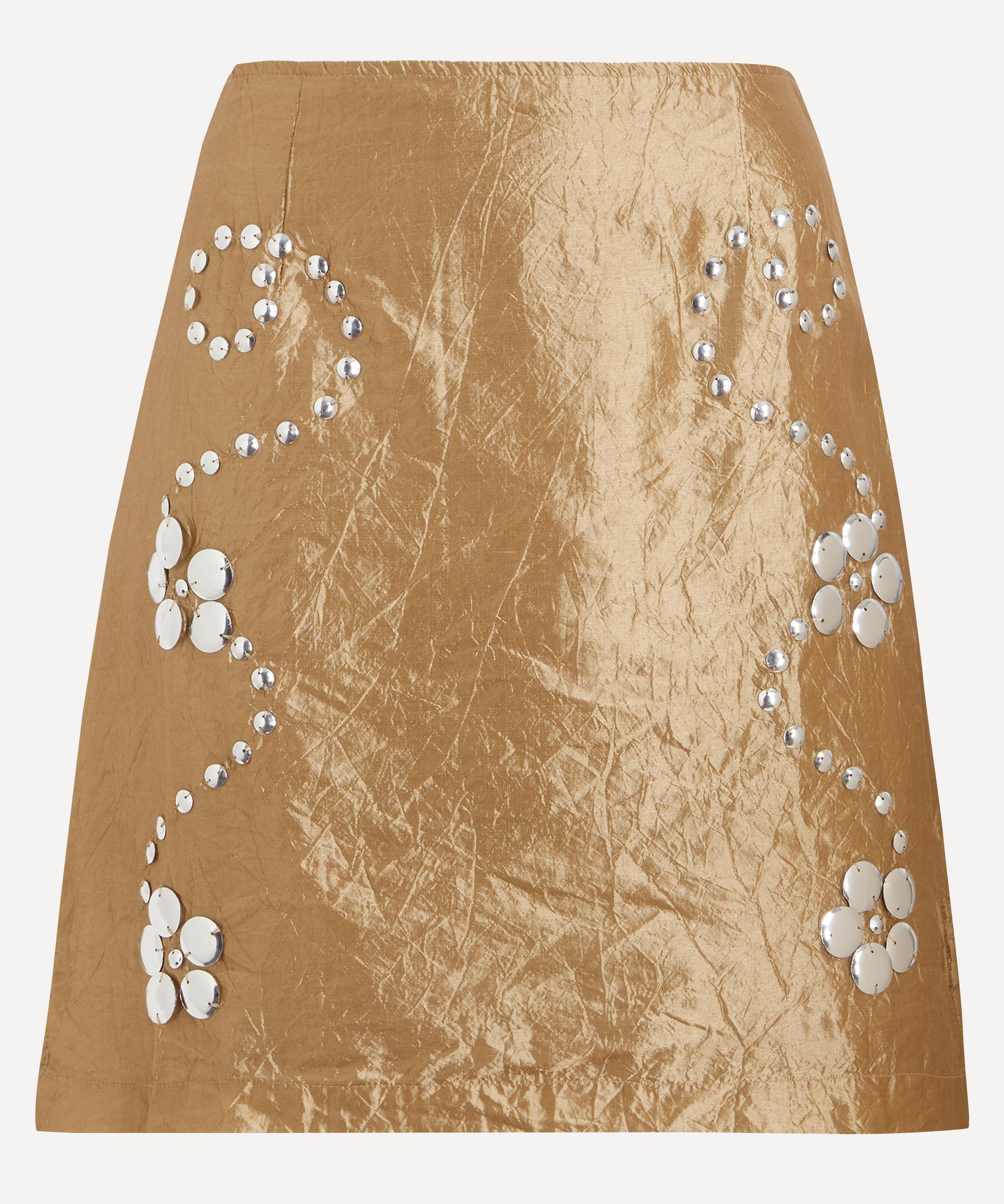 Gimaguas - Claude Golden Studs Mini Skirt image number 0