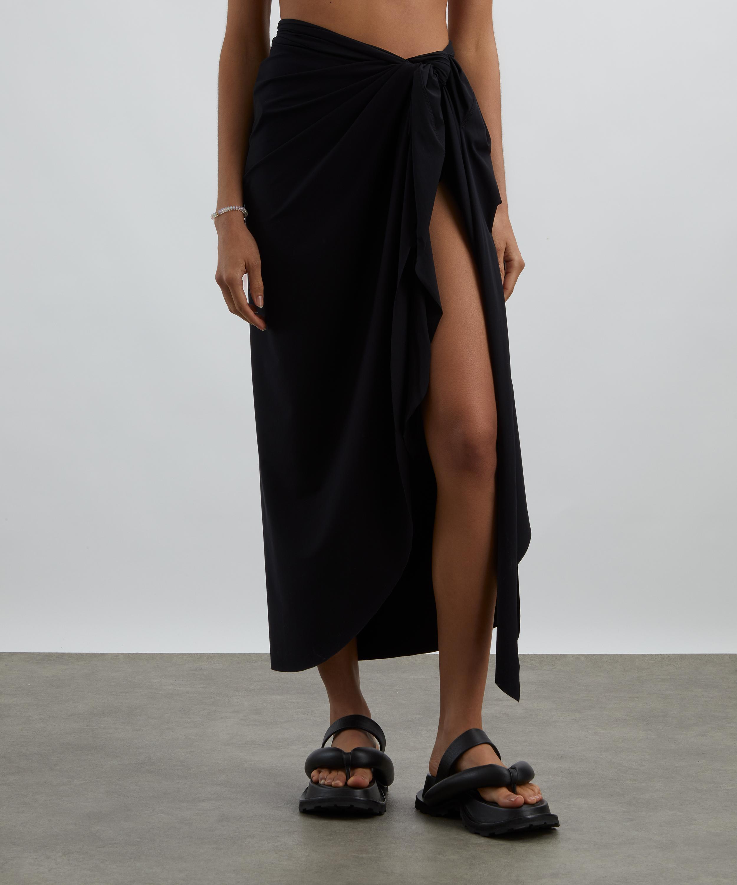 Hunza G - Black Long UPF 50 Sarong image number 2