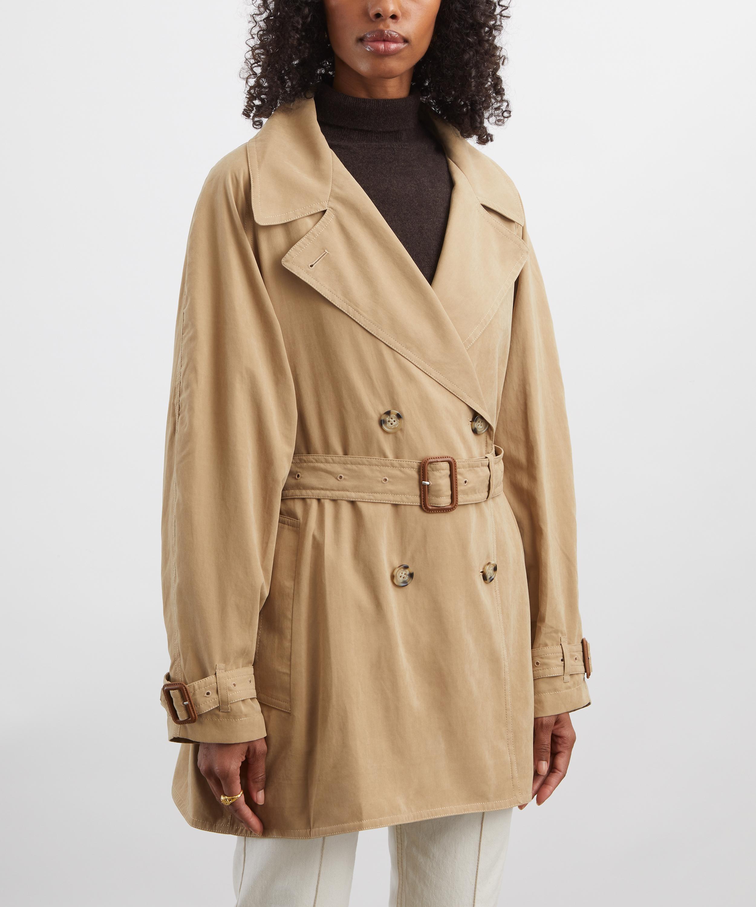 Isabel Marant - Emilia Cropped Trench Coat image number 2