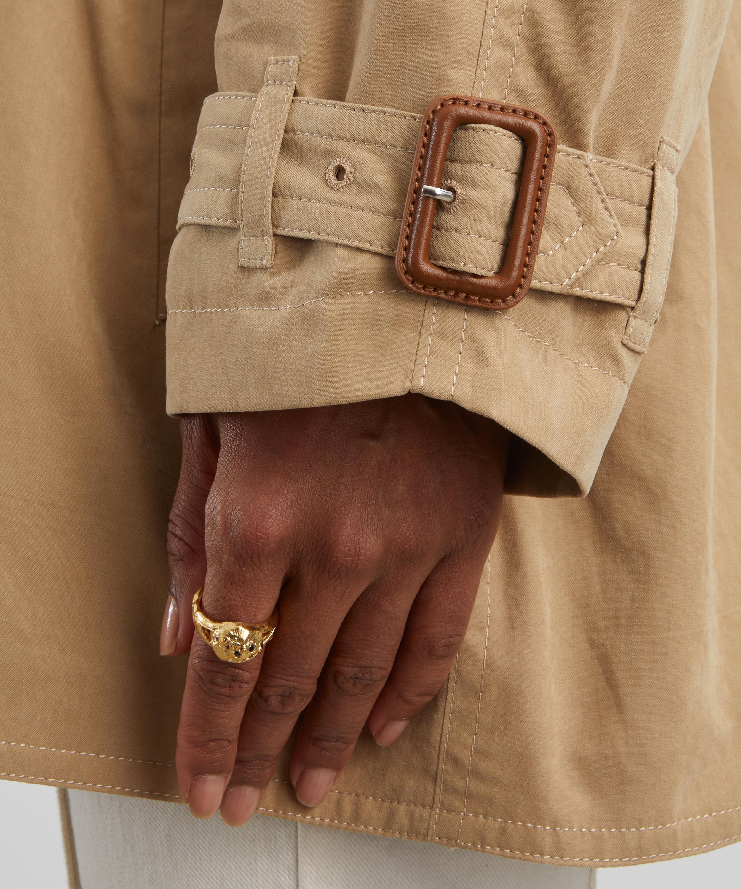 Isabel Marant - Emilia Cropped Trench Coat image number 4