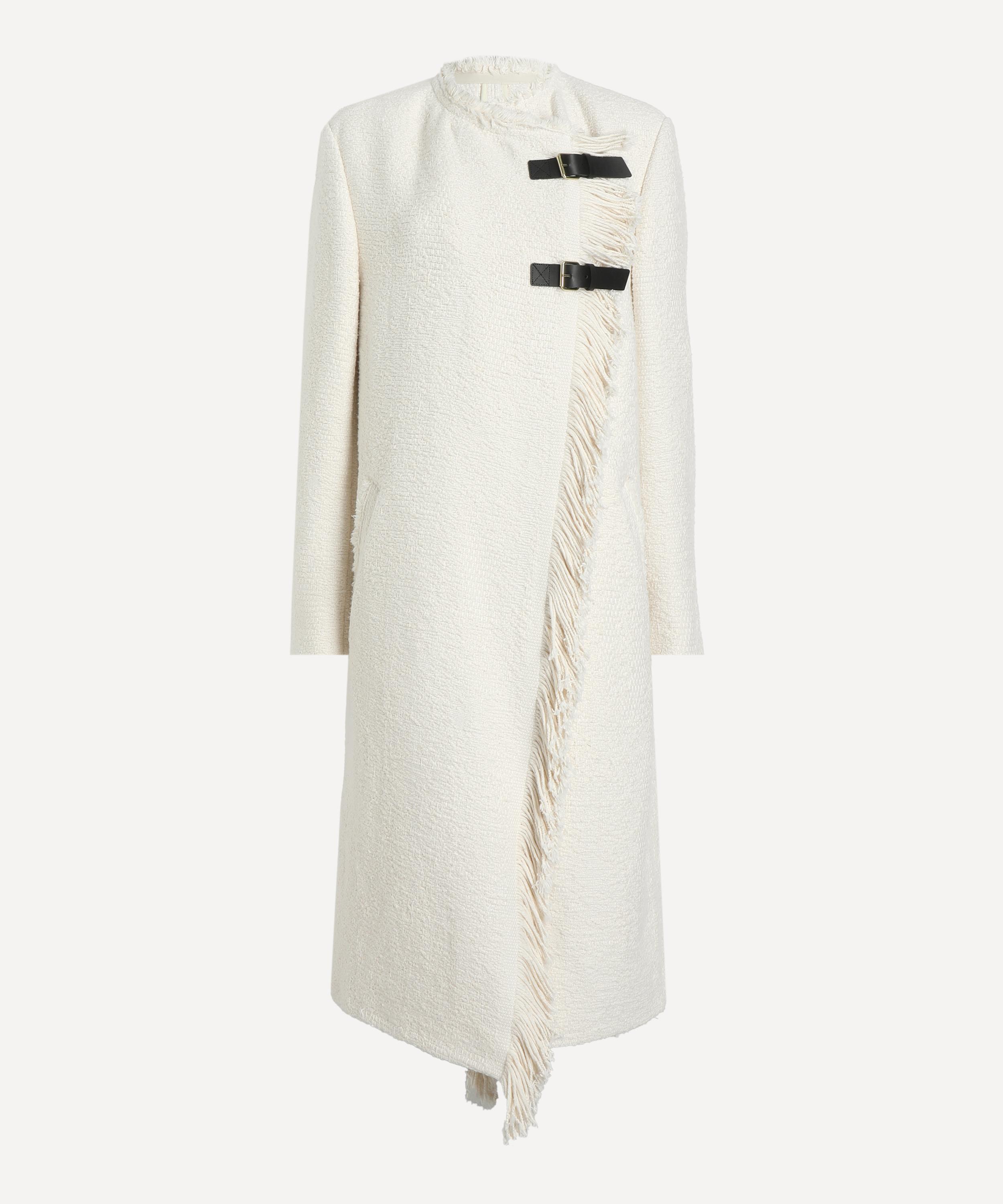 Isabel Marant - Gameia Fringed Cotton and Linen-Blend Coat