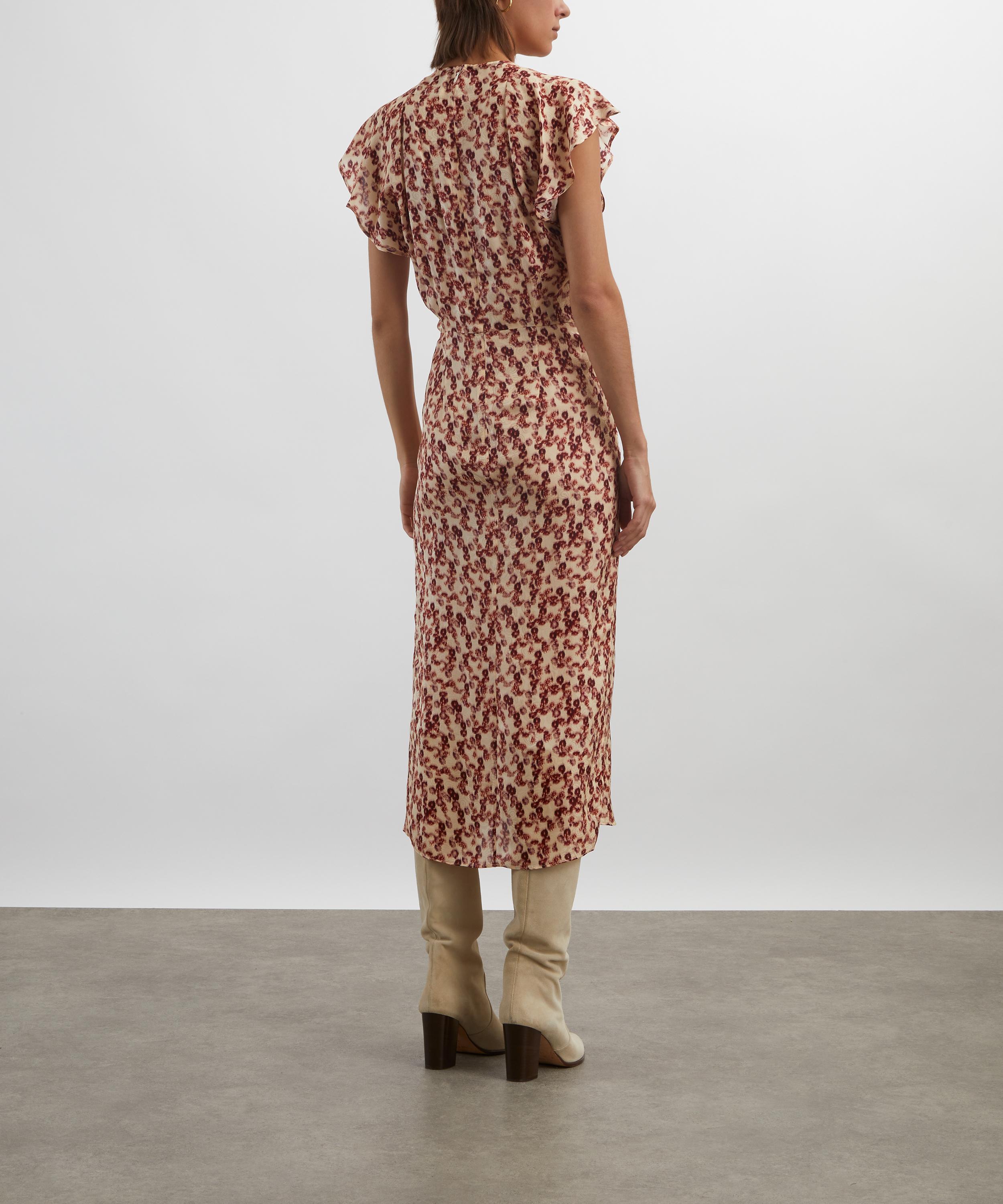 Isabel Marant - Lyndsay Patterned Jacquard Midi Dress image number 3