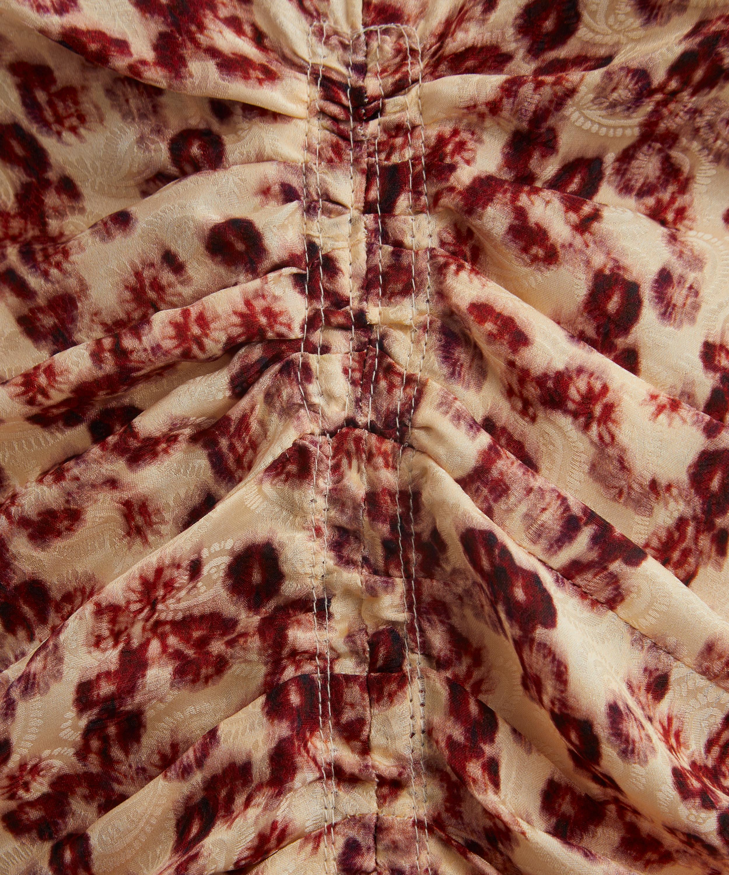 Isabel Marant - Lyndsay Patterned Jacquard Midi Dress image number 4