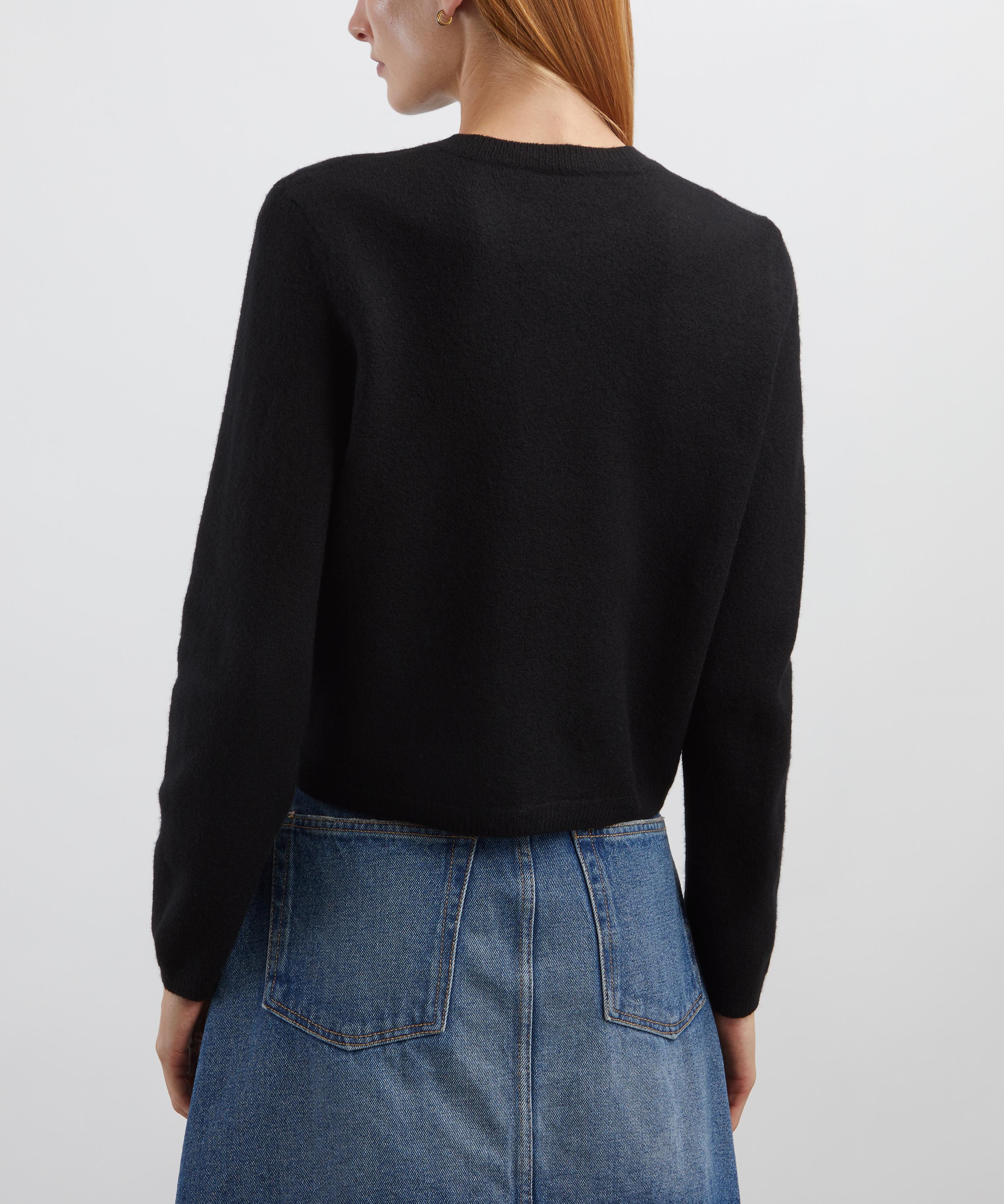 A.P.C. - Mila Black Merino Wool Cardigan image number 3