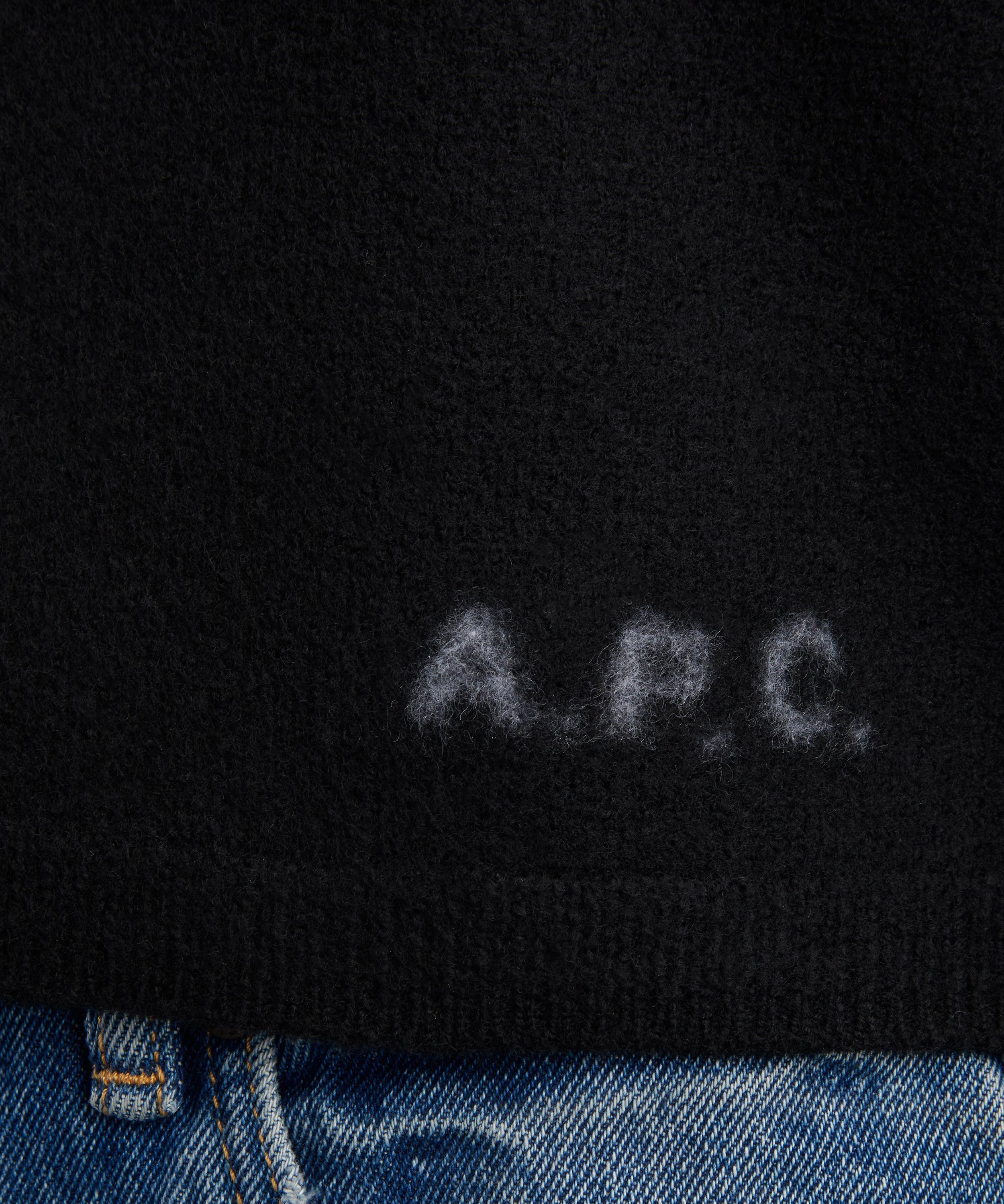 A.P.C. - Mila Black Merino Wool Cardigan image number 4