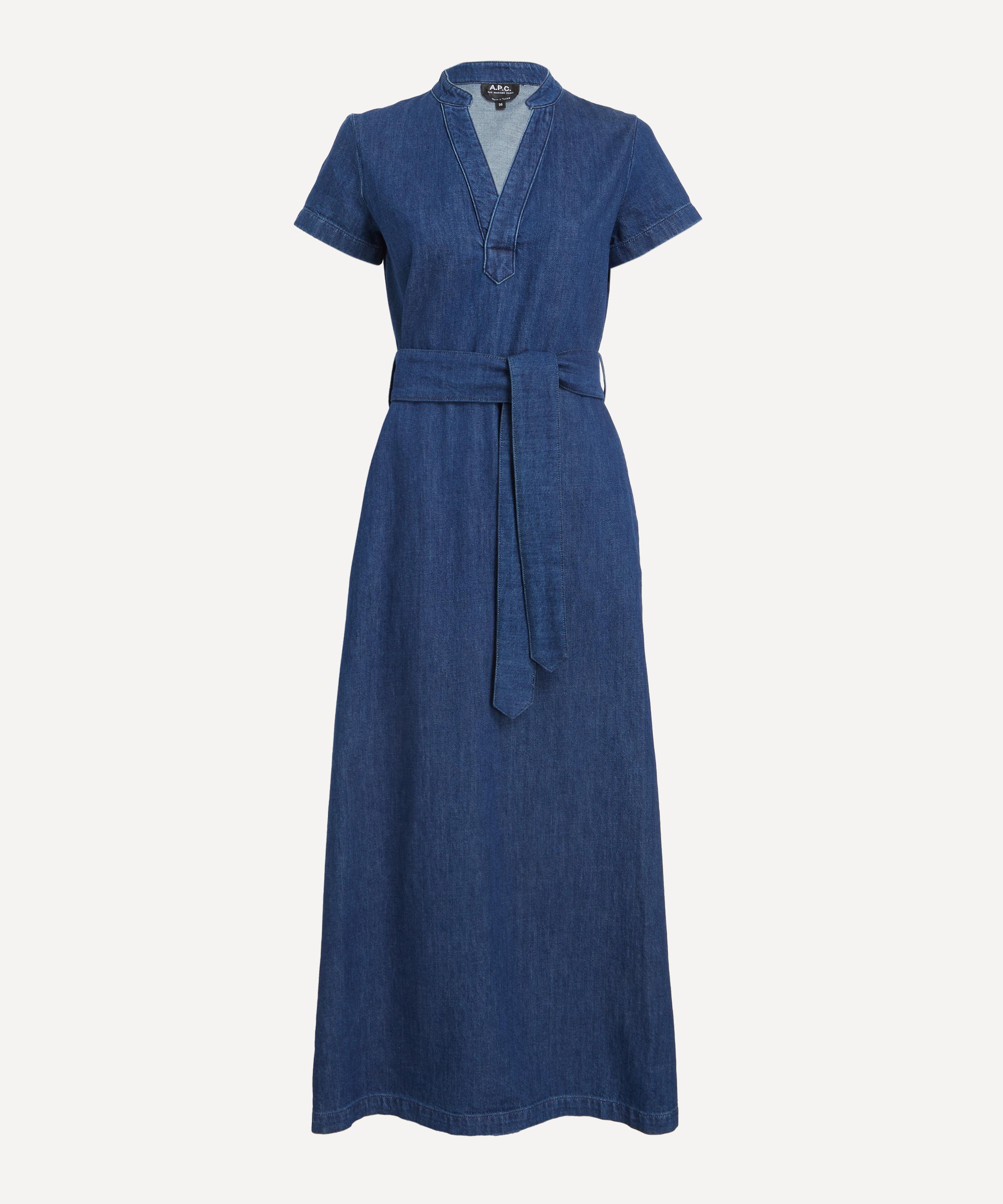 A.P.C. - Annelie Long Denim Dress image number 0