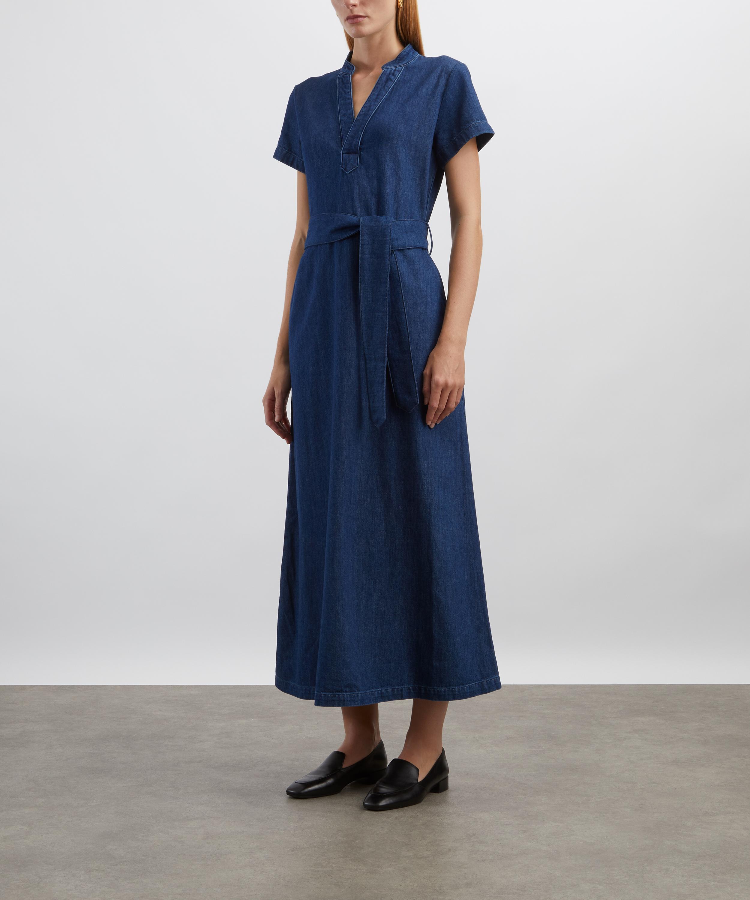 A.P.C. - Annelie Long Denim Dress image number 2