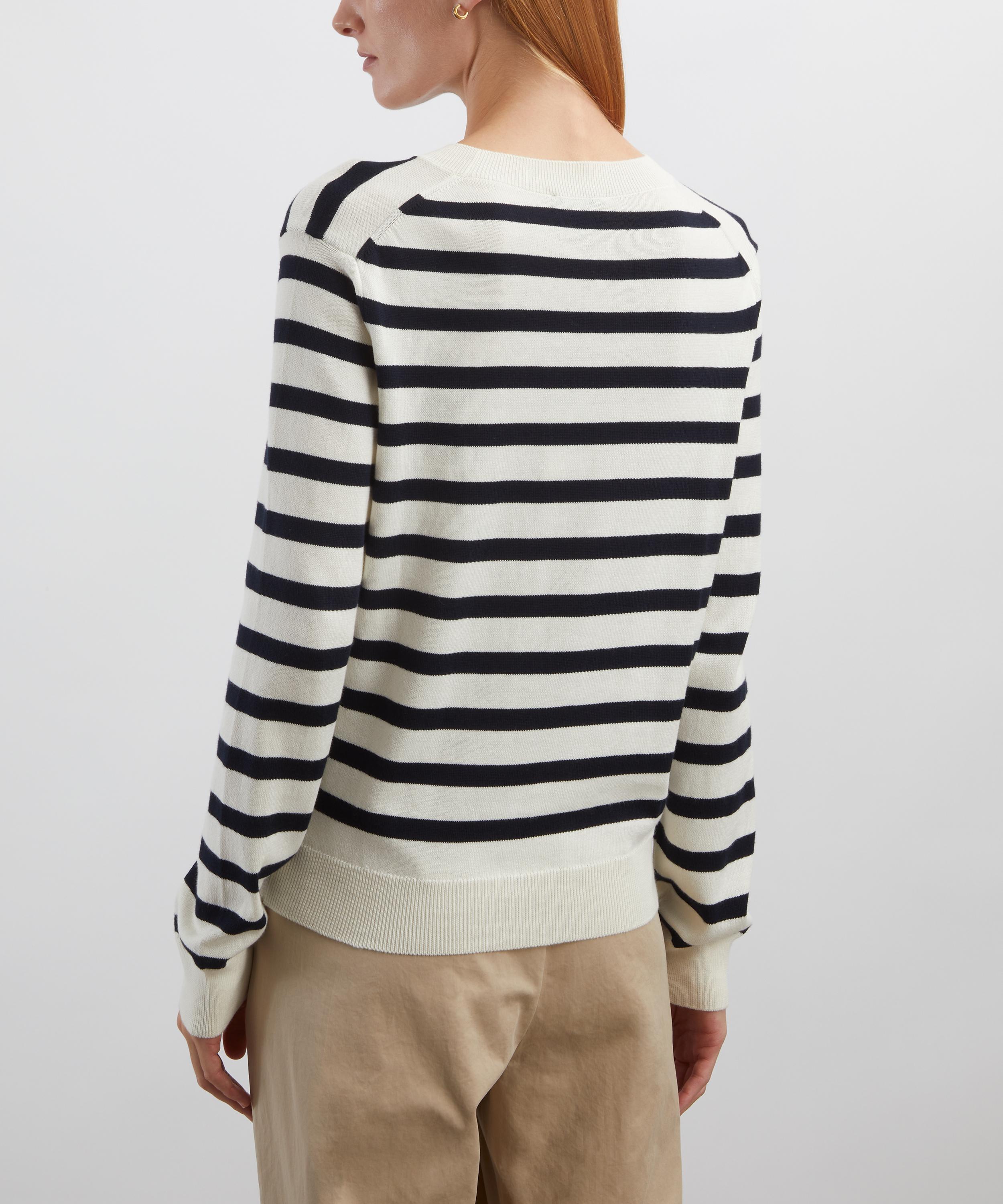 A.P.C. - Josepha Striped Cotton Jumper image number 3