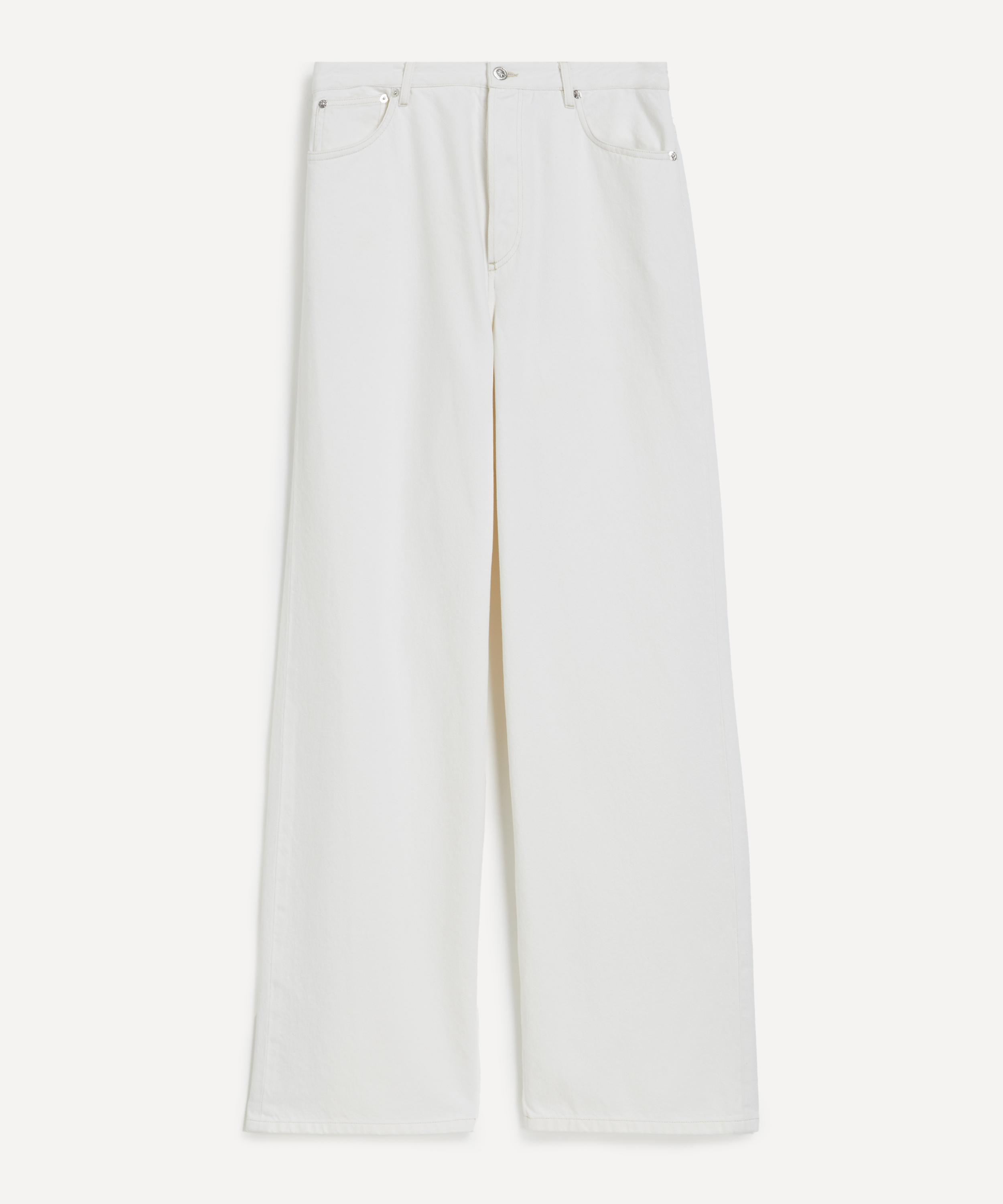 A.P.C. - Off-White Elisabeth Wide-Leg Jeans