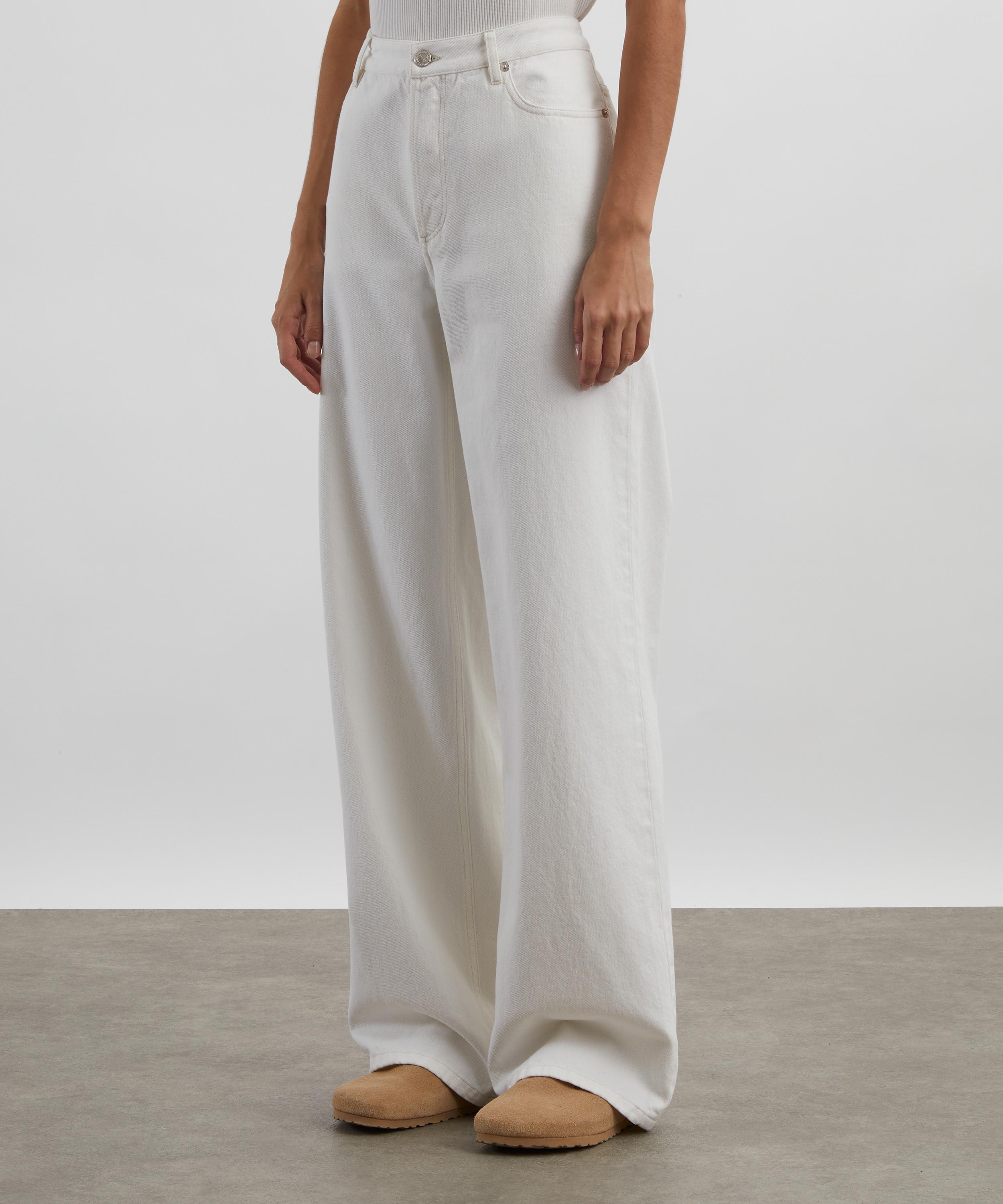 A.P.C. - Off-White Elisabeth Wide-Leg Jeans image number 2