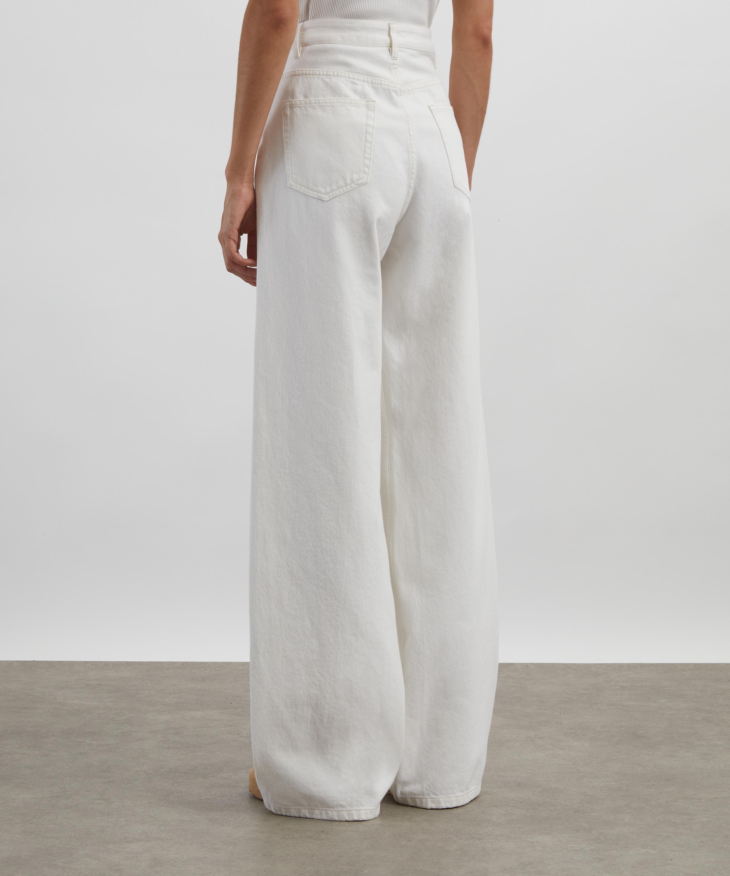 A.P.C. - Off-White Elisabeth Wide-Leg Jeans image number 3