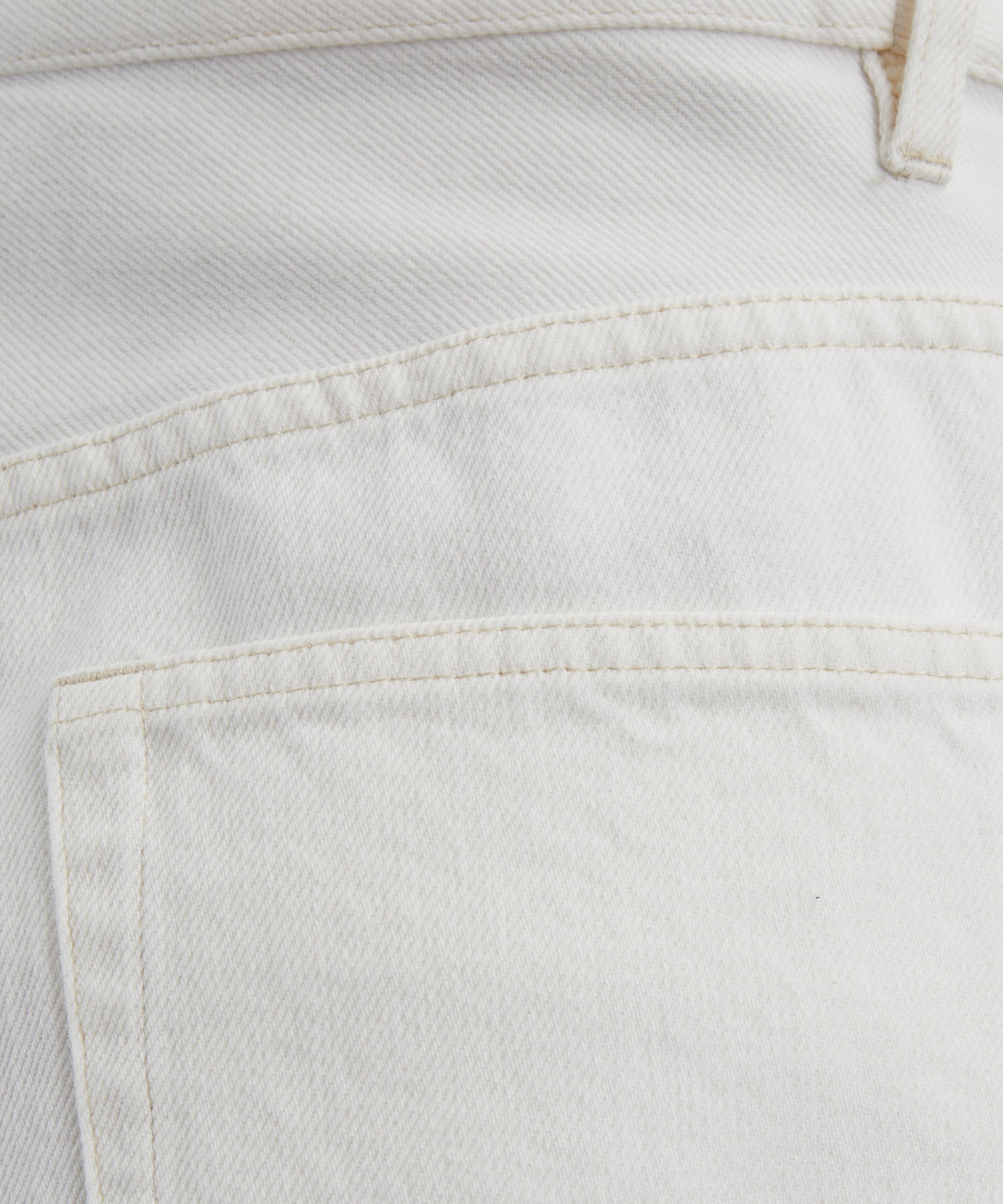 A.P.C. - Off-White Elisabeth Wide-Leg Jeans image number 4