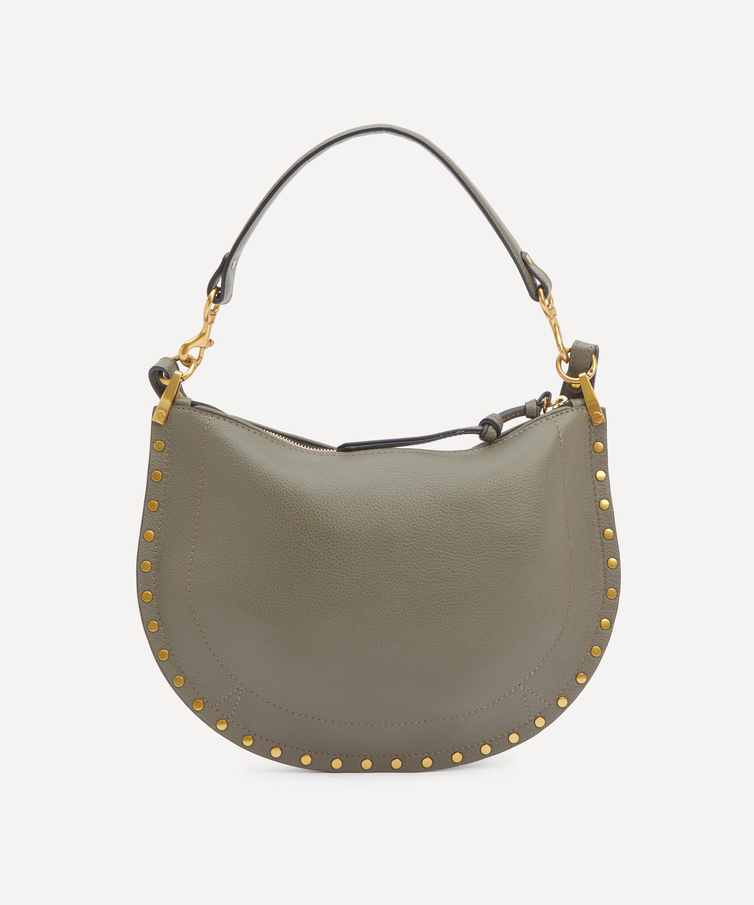 Isabel Marant - Oksan Soft Zip Leather Crossbody Bag image number 3