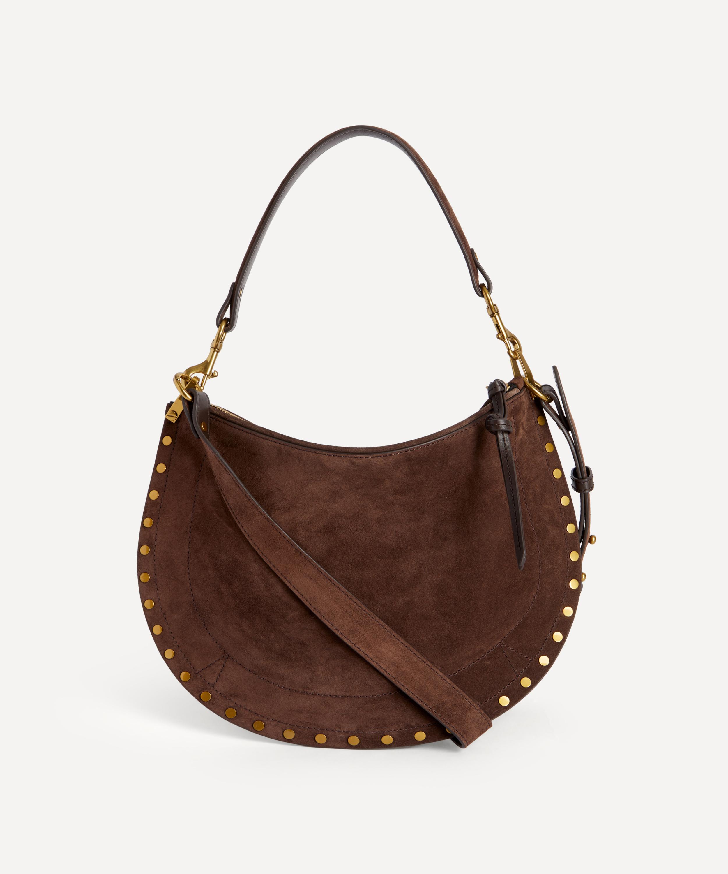 Isabel Marant Oksan Soft Zip Leather Crossbody Bag | Liberty