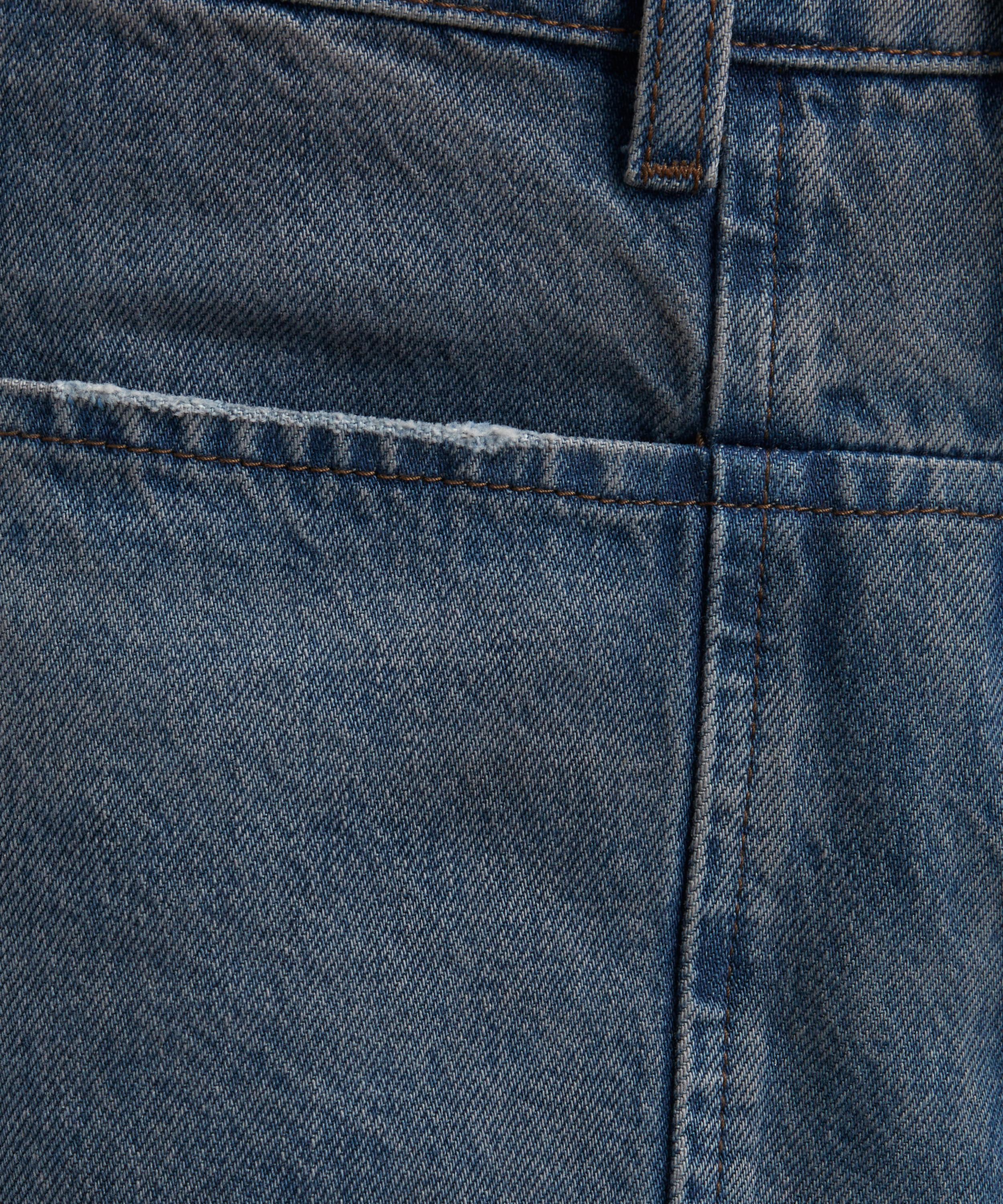 DALA - Tie Front Sling Worn Ink Jeans image number 4