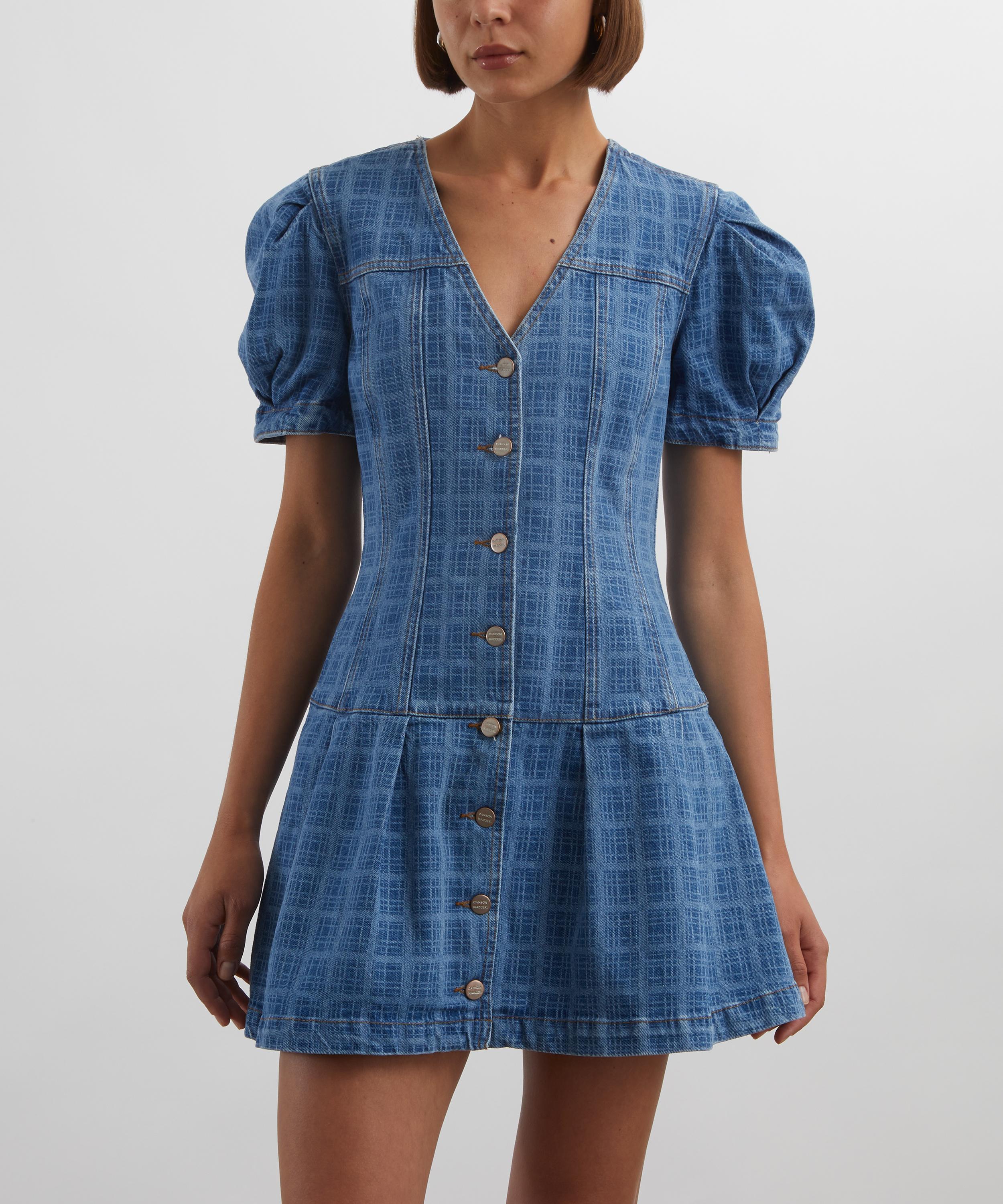 Damson Madder - Adeline Denim Mini Dress image number 2