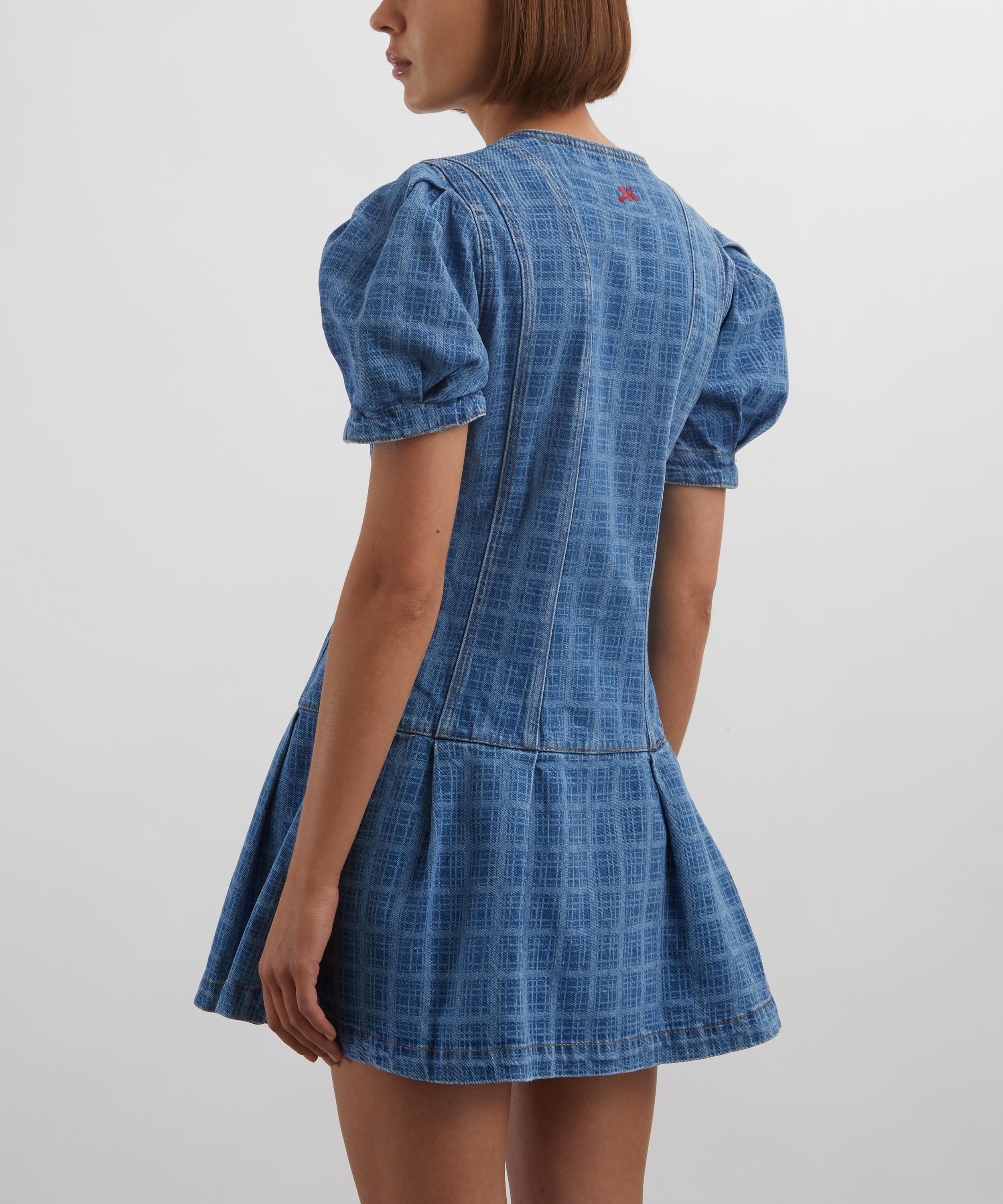 Damson Madder - Adeline Denim Mini Dress image number 3